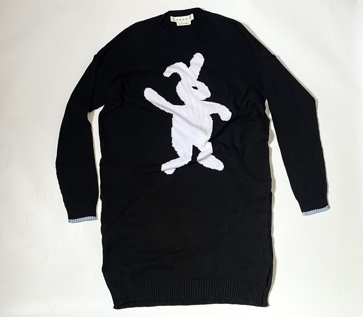 image of Marni Aw19 Dance Bunny Knitted Sweater, Men's (Size Medium)