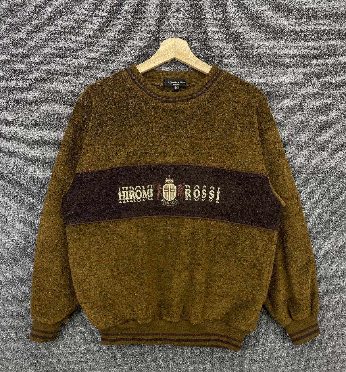 image of Italian Designers Vintage Hiromi Rossi Milano Sweatshirt, Men's (Size Medium)