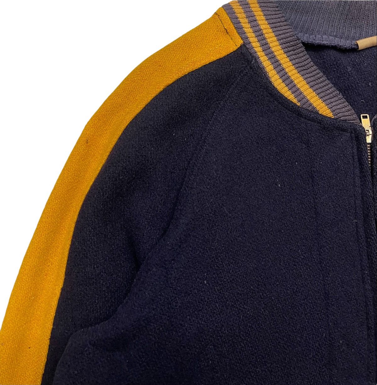 Vintage Vintage 50s Champions Running Man Distressed Varsity Jacket Size US M / EU 48-50 / 2 - 10 Thumbnail