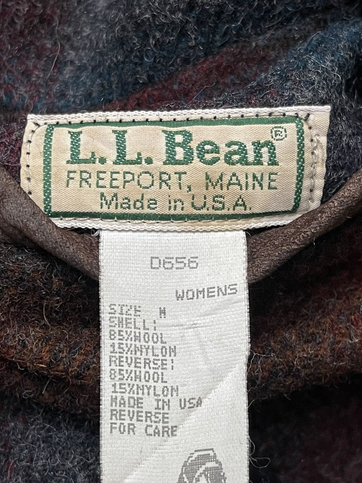 L.L. Bean Vintage L.L.Bean USA Wool Reversible Plaid Vest Size M / US 6-8 / IT 42-44 - 5 Thumbnail