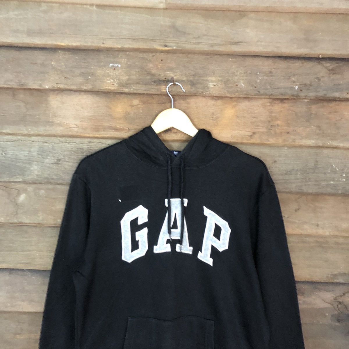 Gap Gap Black Hoodies sweatshirt #032B Size US M / EU 48-50 / 2 - 2 Thumbnail