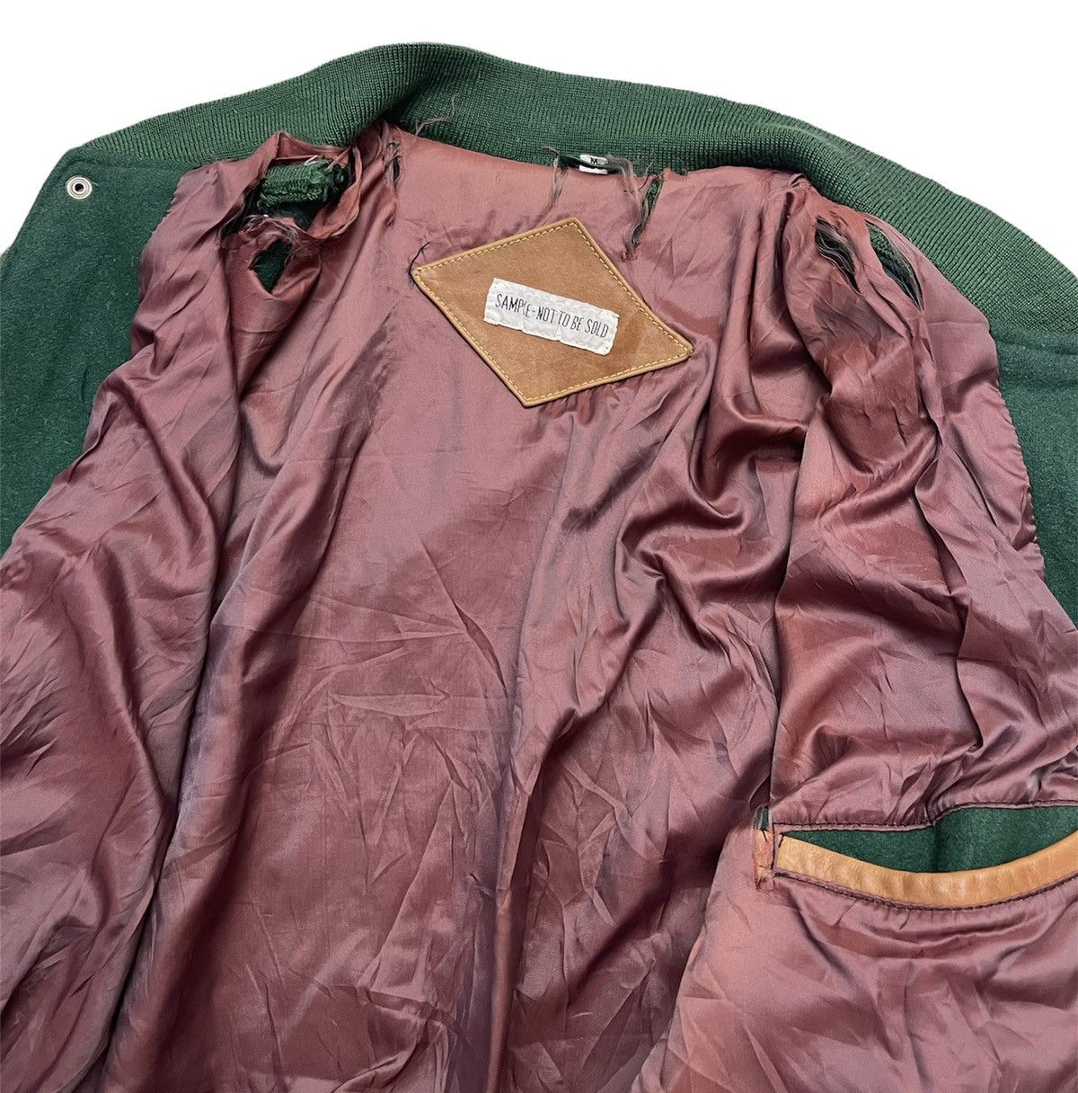 Japanese Brand Vintage 80s Alley Boy Wool Leather Varsity jacket Size US M / EU 48-50 / 2 - 9 Thumbnail