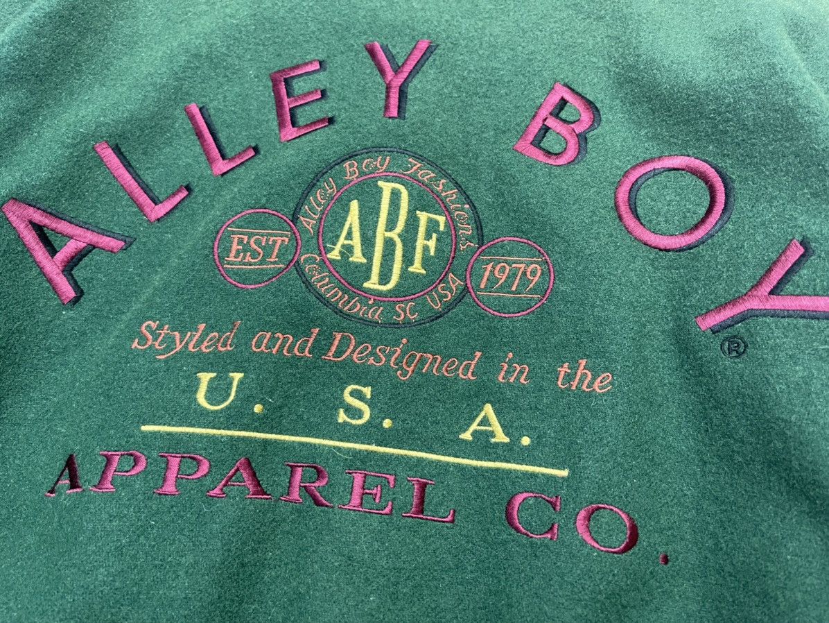 Japanese Brand Vintage 80s Alley Boy Wool Leather Varsity jacket Size US M / EU 48-50 / 2 - 13 Thumbnail