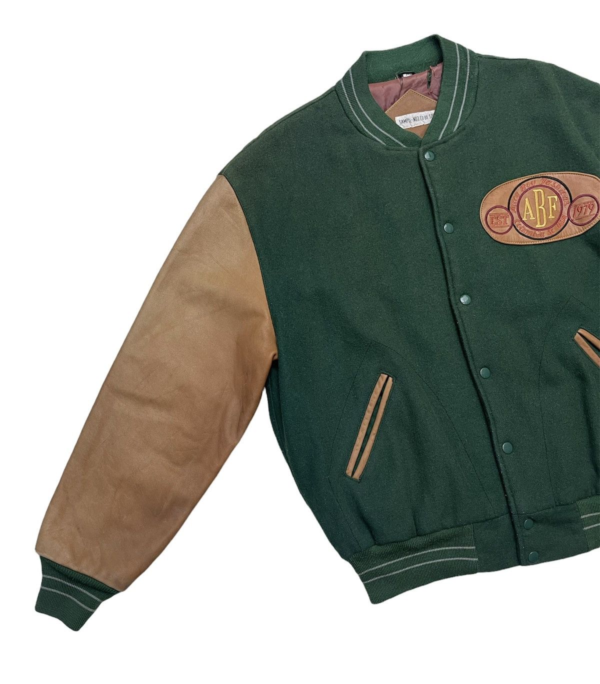 Japanese Brand Vintage 80s Alley Boy Wool Leather Varsity jacket Size US M / EU 48-50 / 2 - 7 Thumbnail
