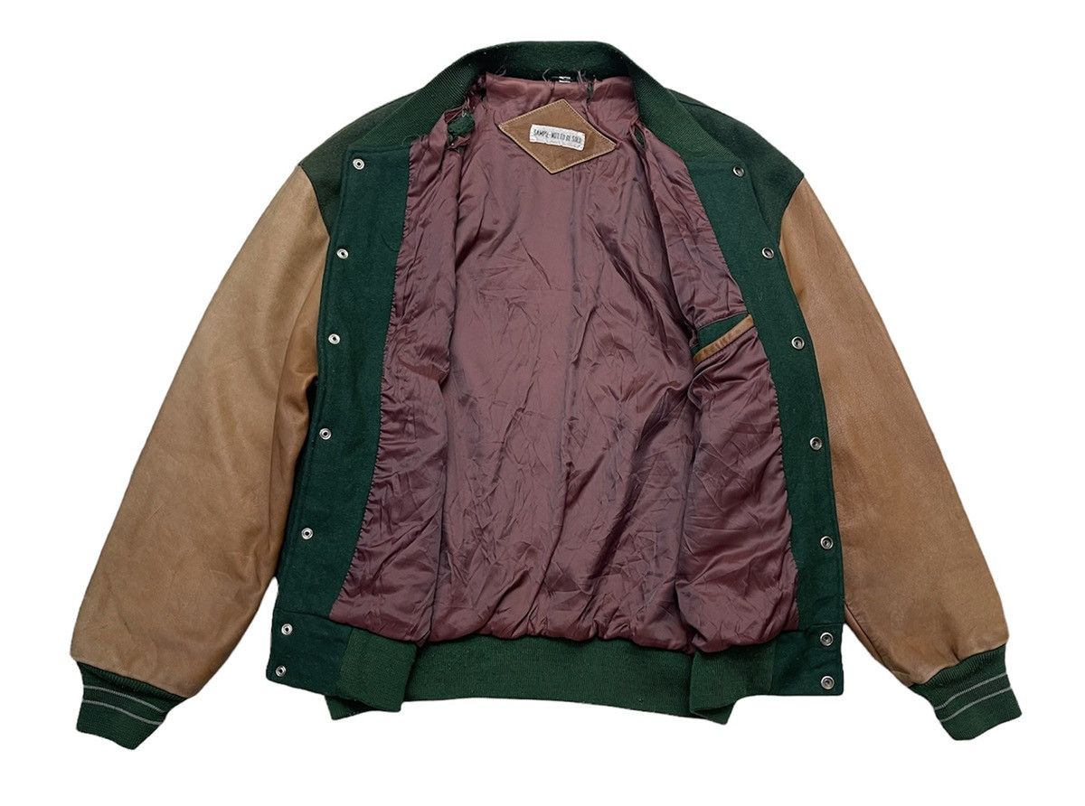 Japanese Brand Vintage 80s Alley Boy Wool Leather Varsity jacket Size US M / EU 48-50 / 2 - 8 Thumbnail