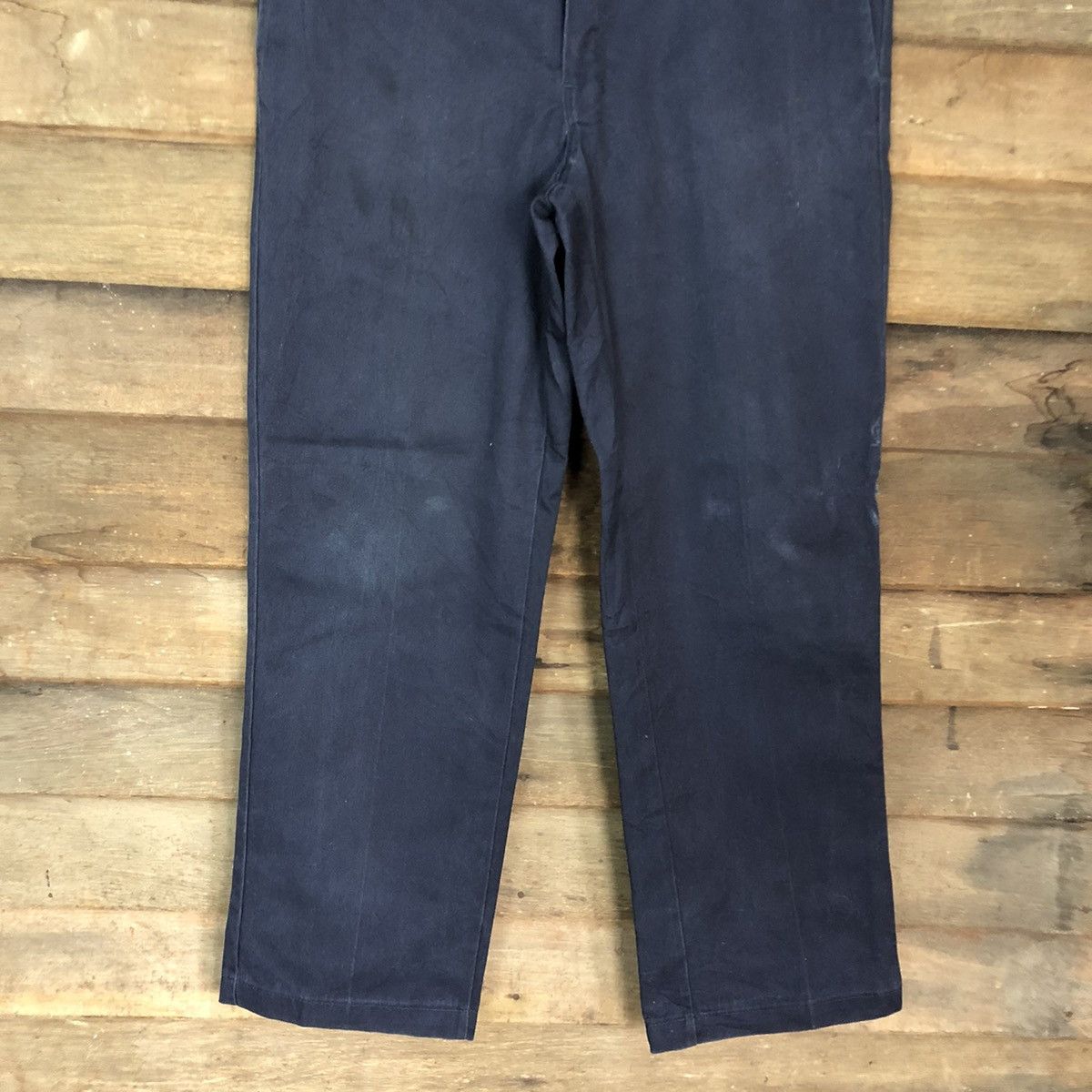 Dickies Dickies Dark Blue Straight Pants #c1216 Size US 33 - 3 Thumbnail