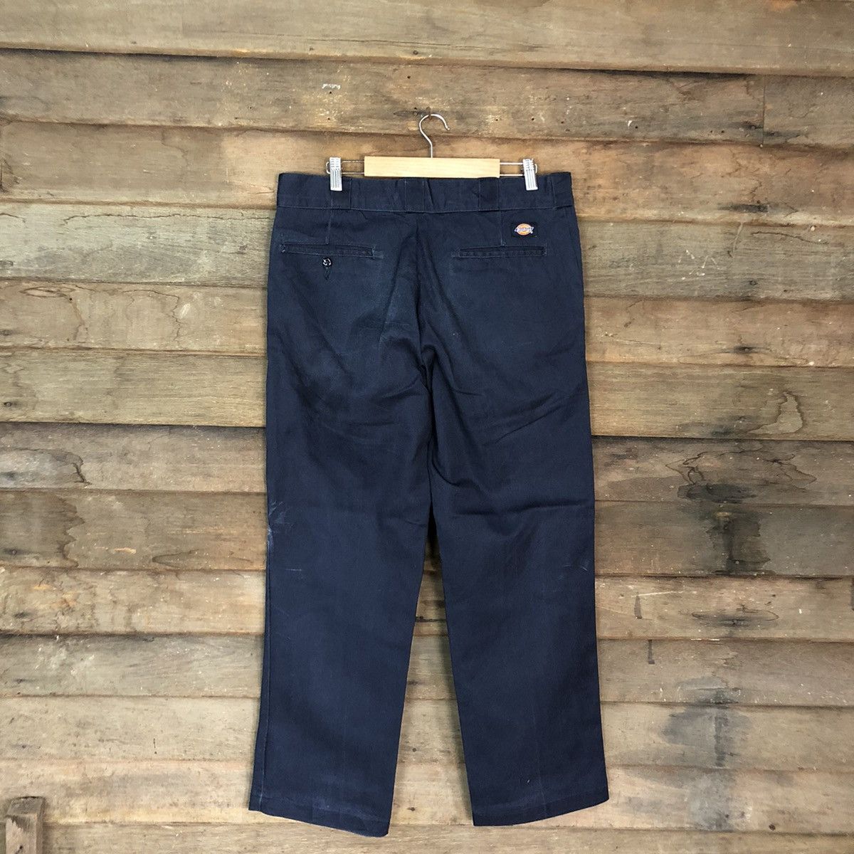 Dickies Dickies Dark Blue Straight Pants #c1216 Size US 33 - 6 Thumbnail