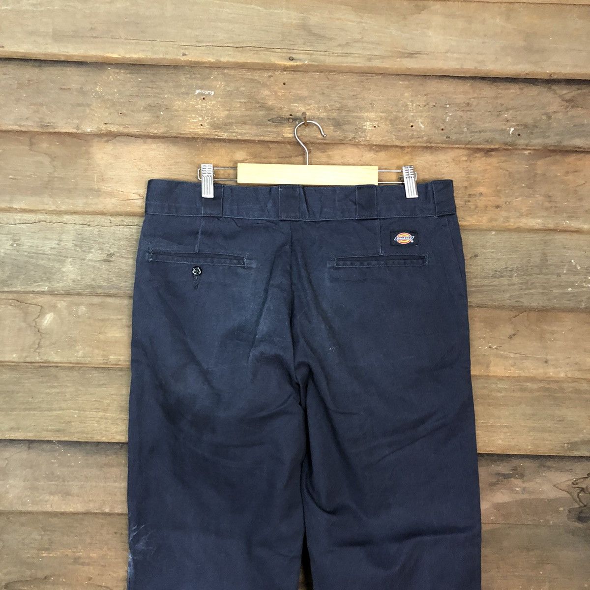 Dickies Dickies Dark Blue Straight Pants #c1216 Size US 33 - 7 Thumbnail