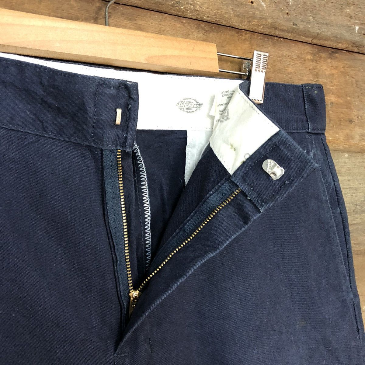 Dickies Dickies Dark Blue Straight Pants #c1216 Size US 33 - 5 Thumbnail