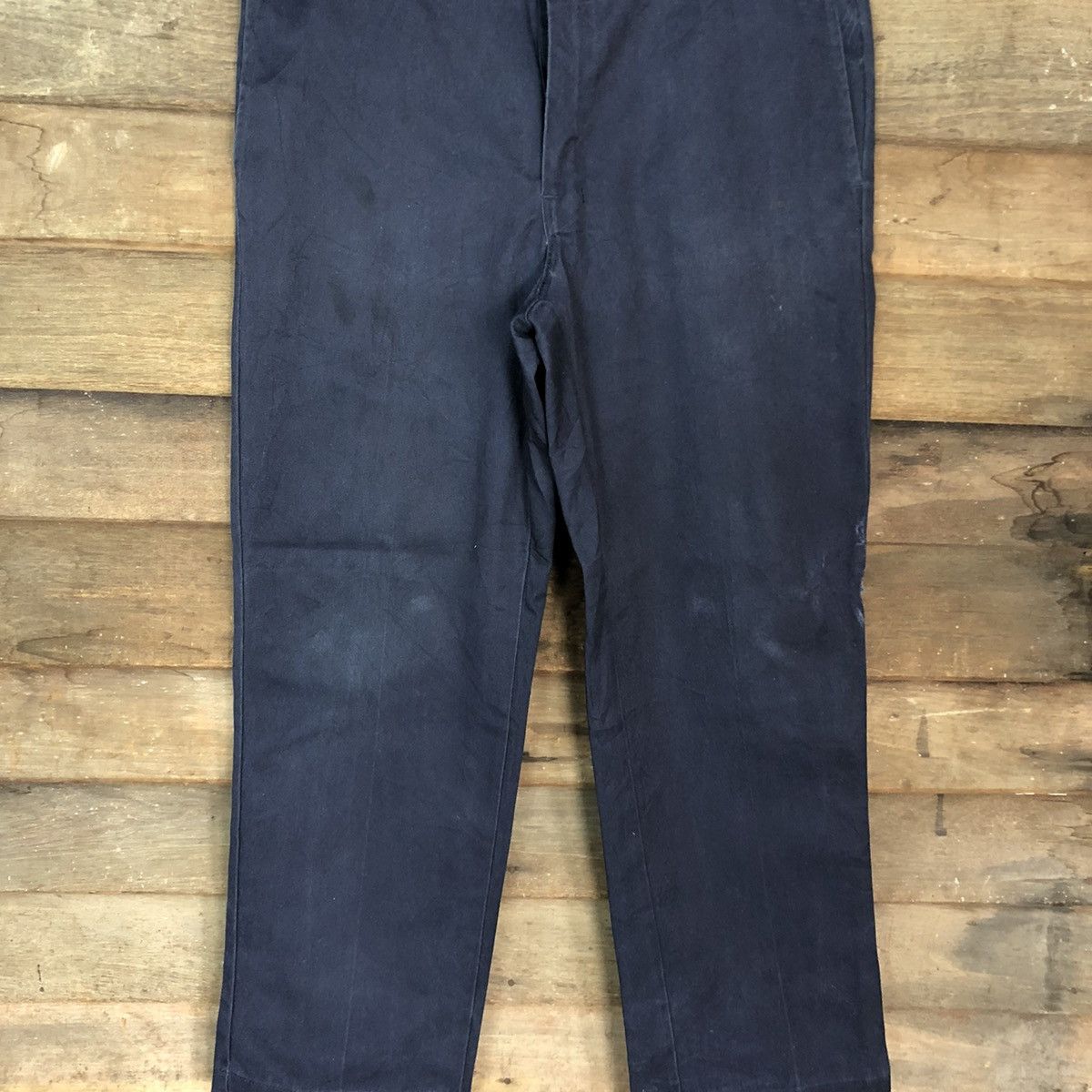 Dickies Dickies Dark Blue Straight Pants #c1216 Size US 33 - 4 Thumbnail