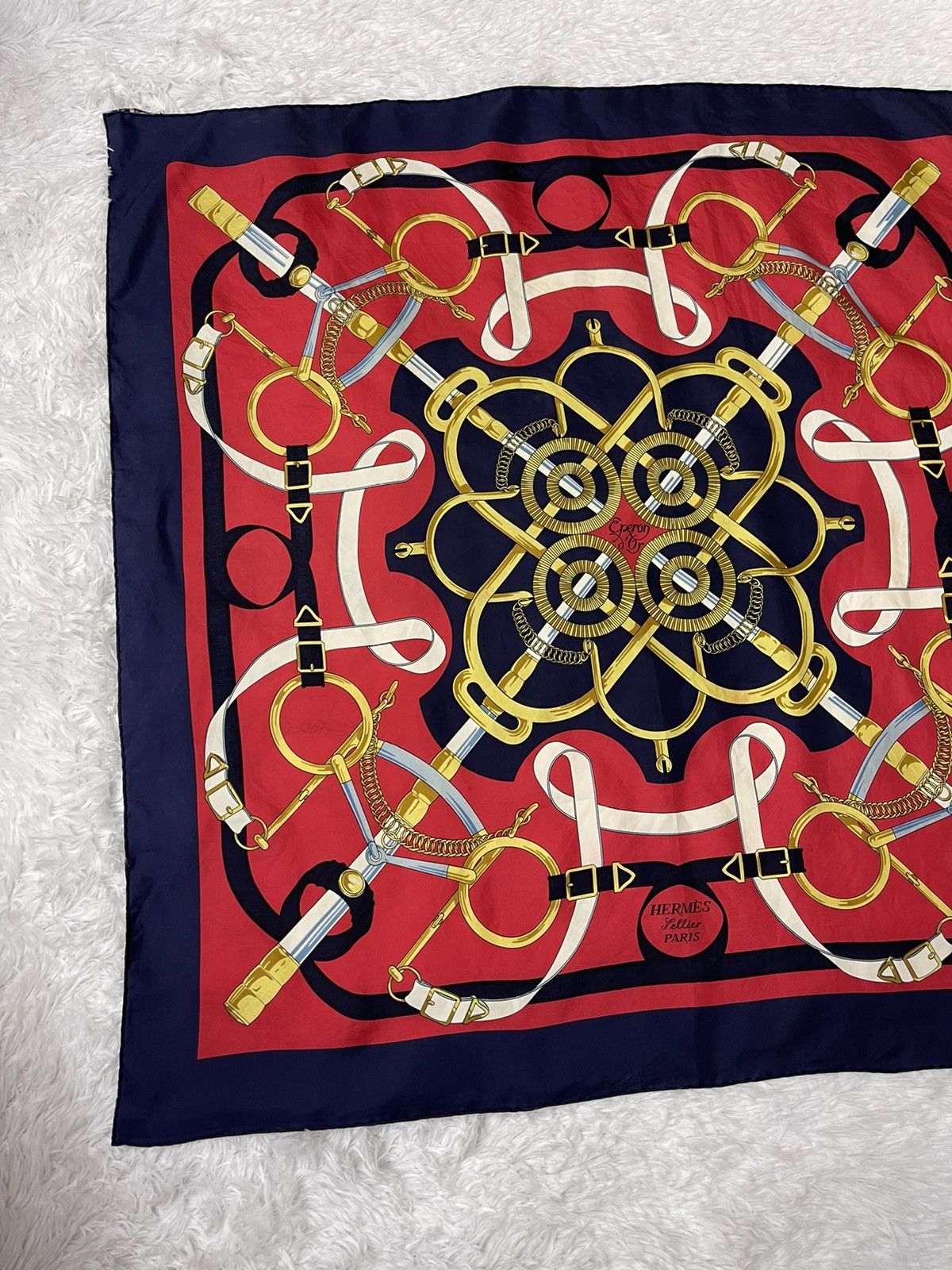 Hermes Vintage Hermes Henry D Origny Silk Scarves Size ONE SIZE - 5 Thumbnail