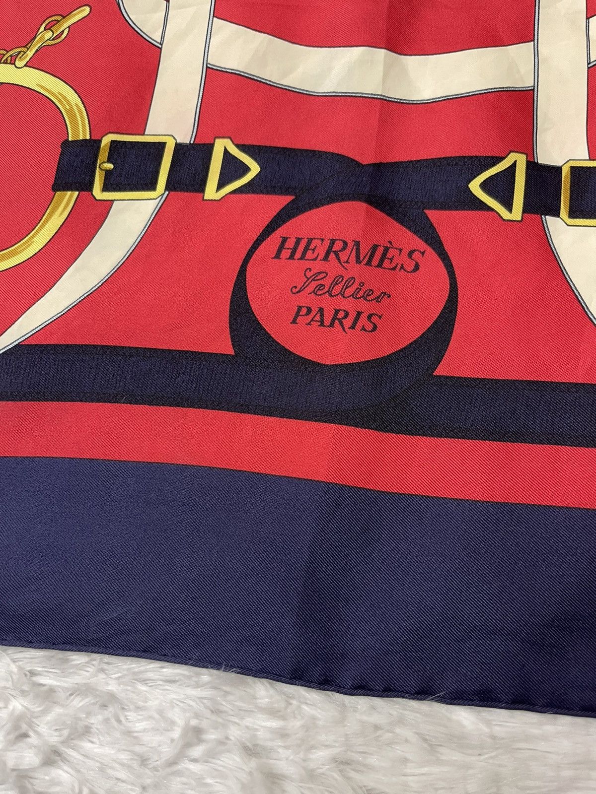 Hermes Vintage Hermes Henry D Origny Silk Scarves Size ONE SIZE - 10 Thumbnail