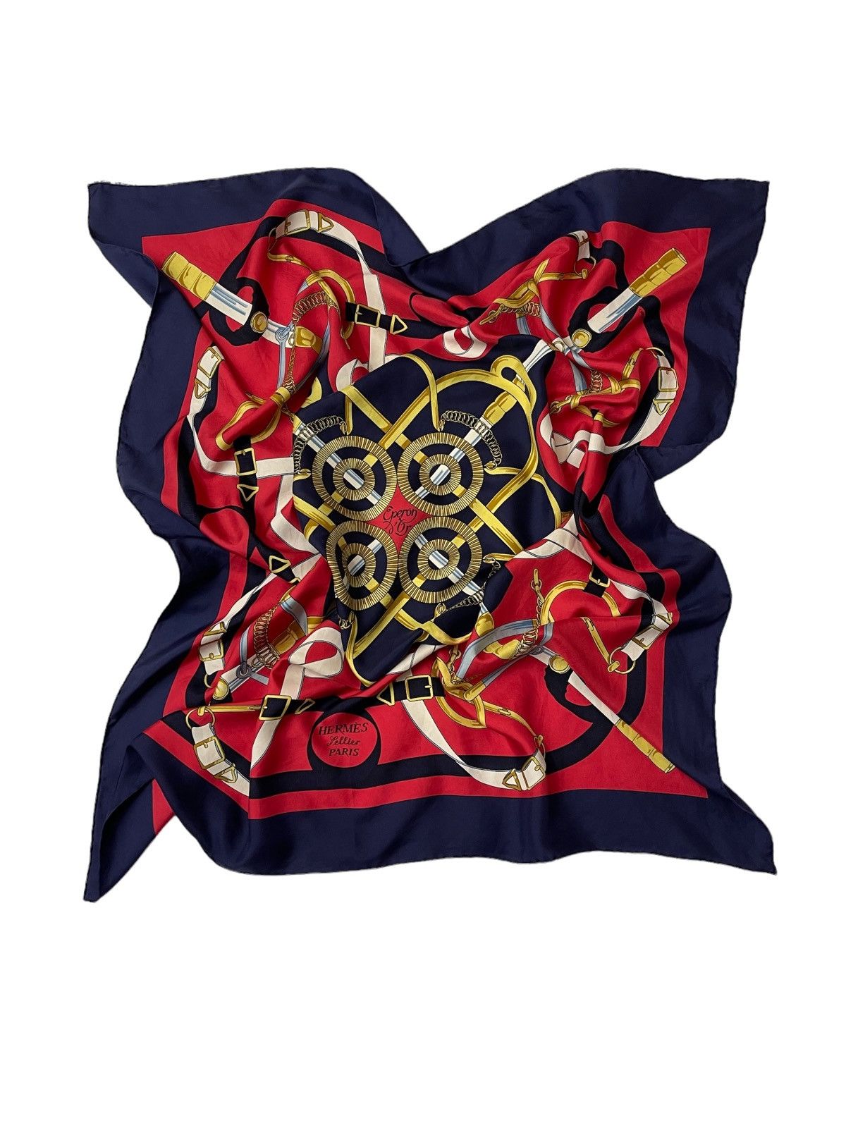 Hermes Vintage Hermes Henry D Origny Silk Scarves Size ONE SIZE - 1 Thumbnail