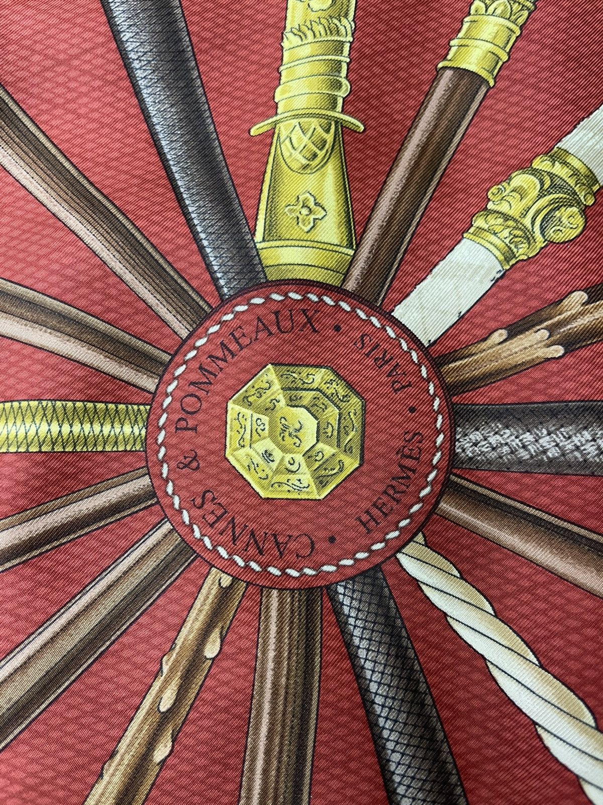 Hermes Vintage Hermes Francoise De La Perreire Silk Scarves Size ONE SIZE - 15 Thumbnail