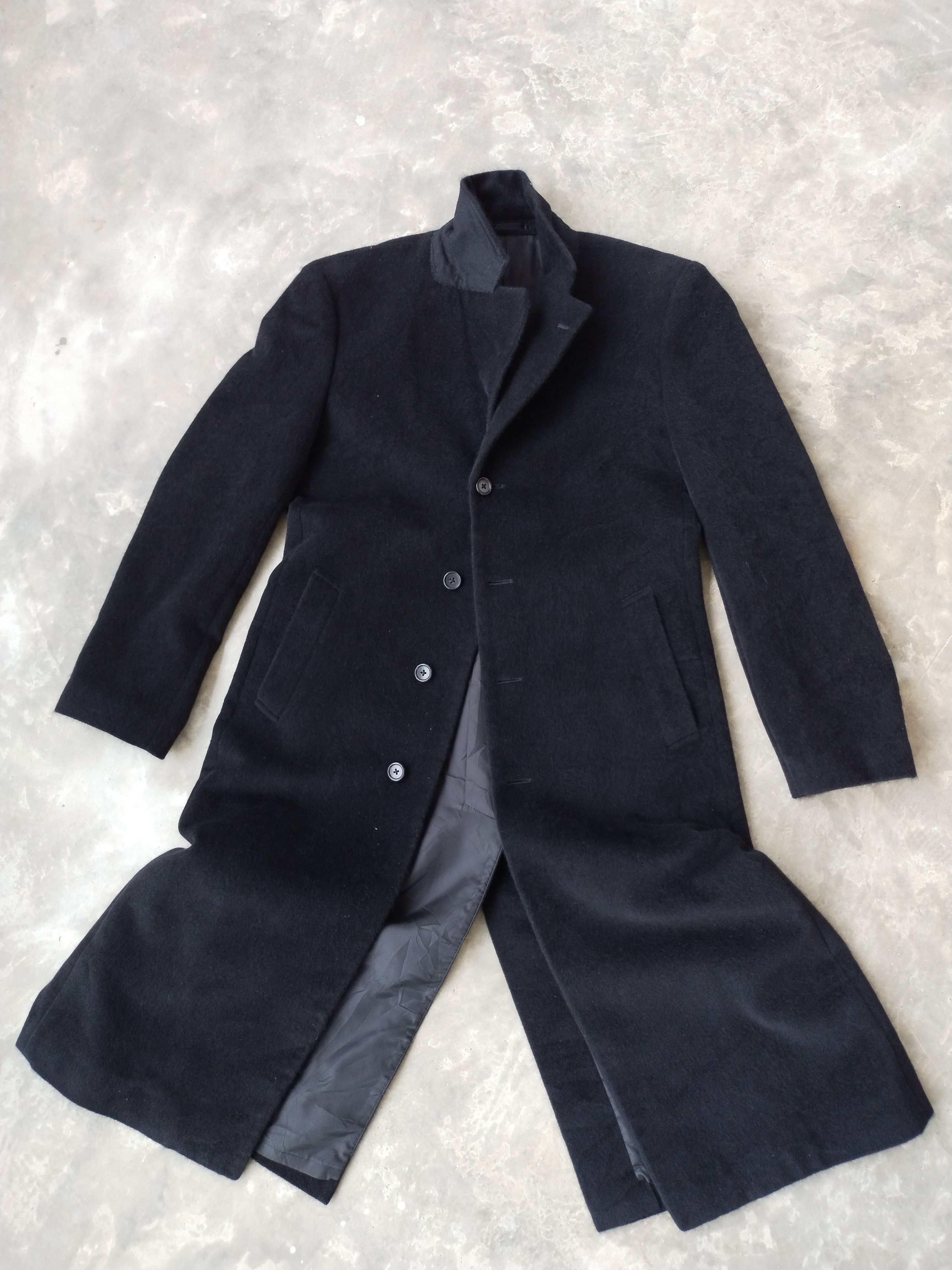 Japanese Brand Vintage TETE HOMME Long Trench Coat Jacket Size US M / EU 48-50 / 2 - 1 Thumbnail