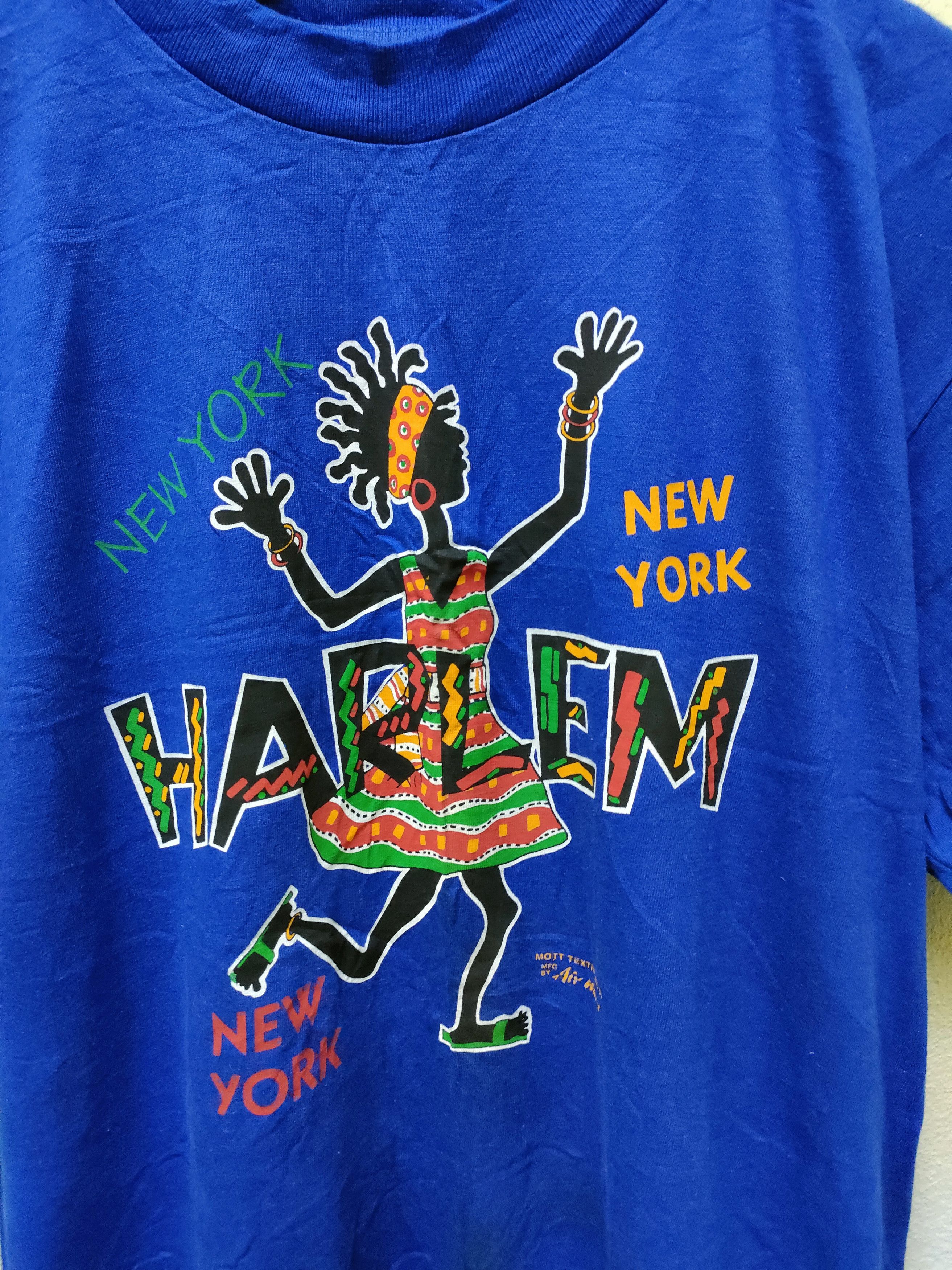 Vintage Vintage Harlem New York T-shirt Size US M / EU 48-50 / 2 - 6 Thumbnail