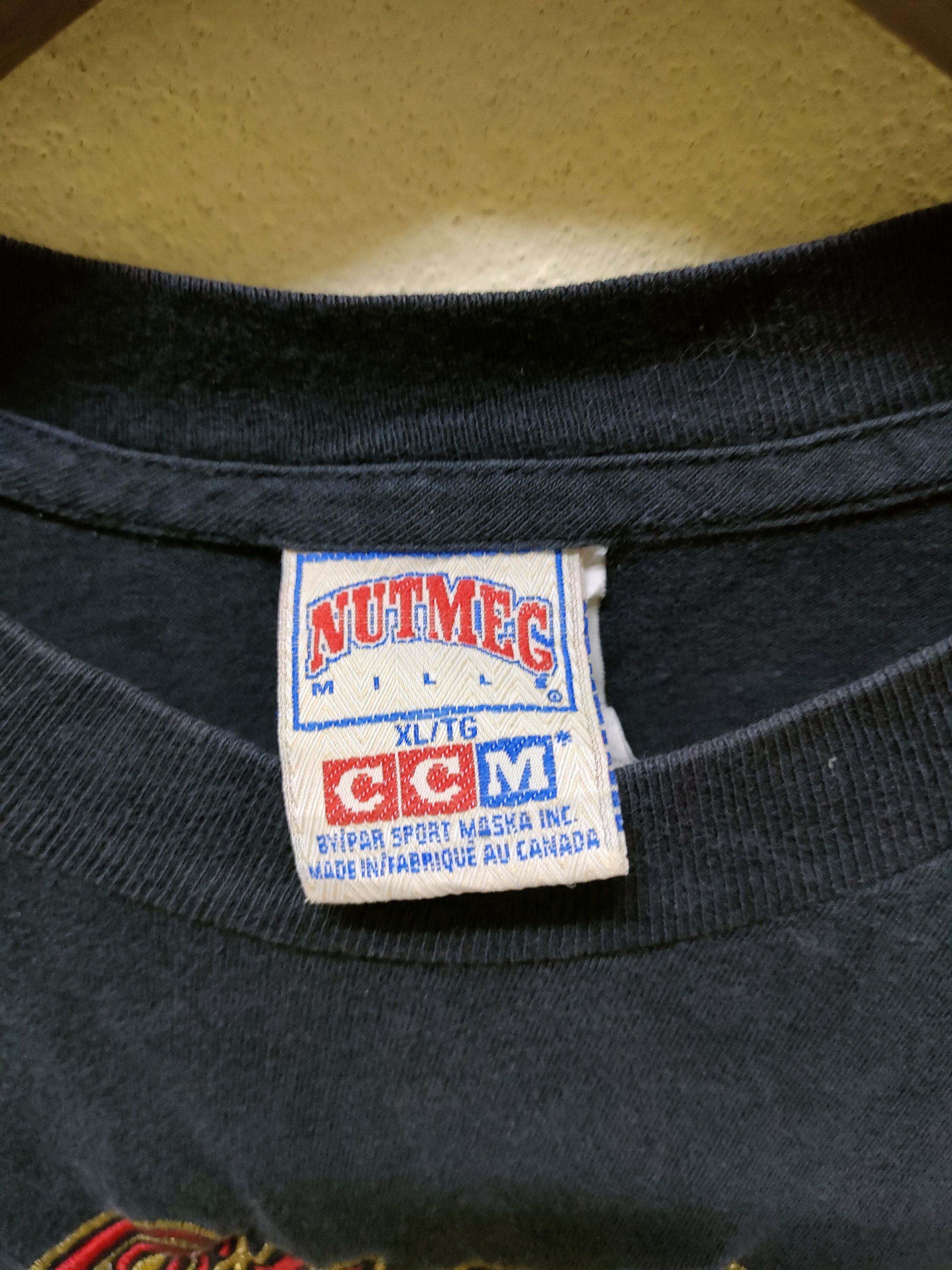 NHL × Nutmeg × Vintage Vintage NHL Ottawa Senators Nutmeg T-shirt Size US XL / EU 56 / 4 - 7 Thumbnail