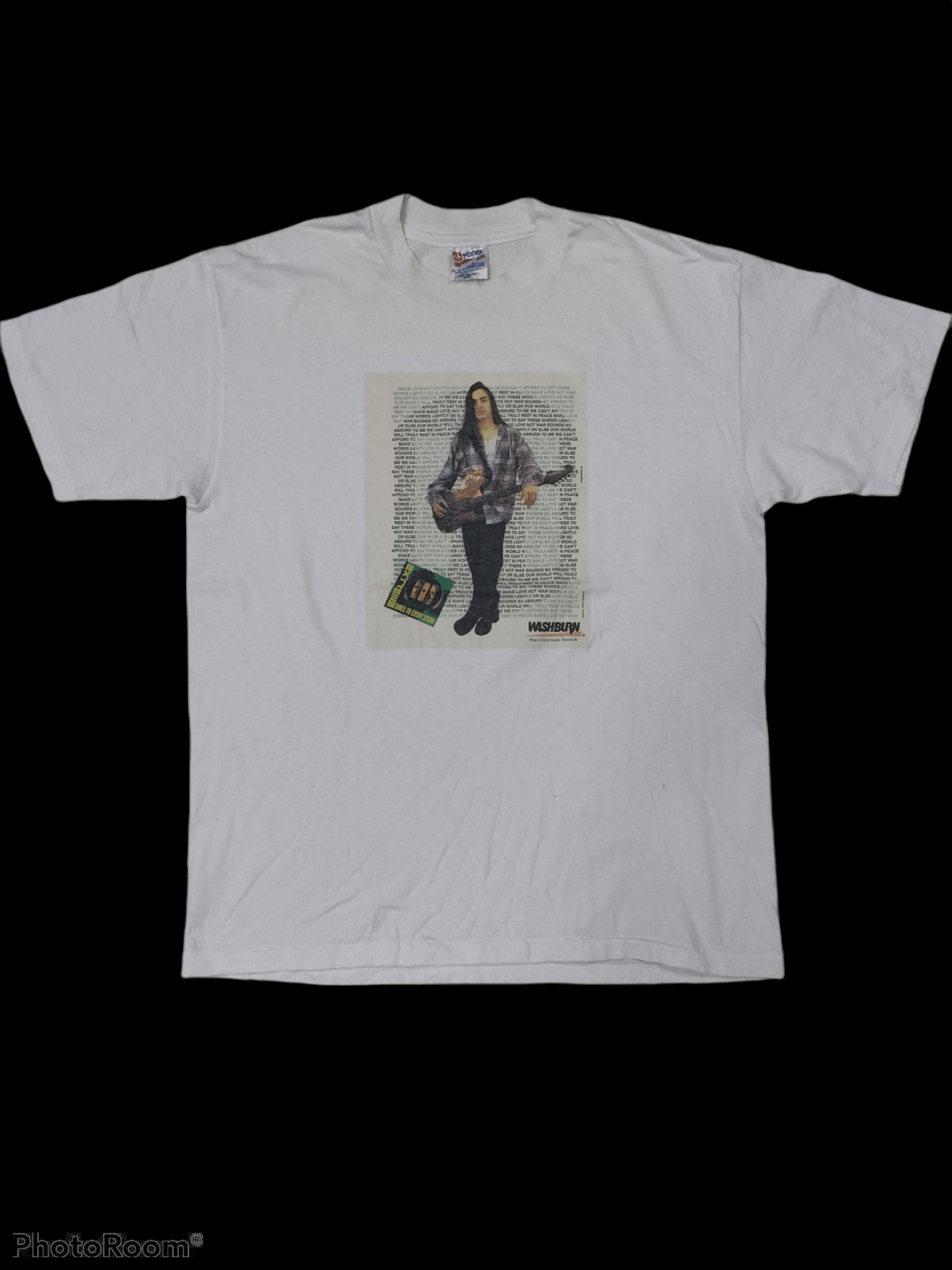 Band Tees × Vintage Vintage Washburn Guitars-Extreme-Nuno Bettencourt Size US L / EU 52-54 / 3 - 1 Thumbnail
