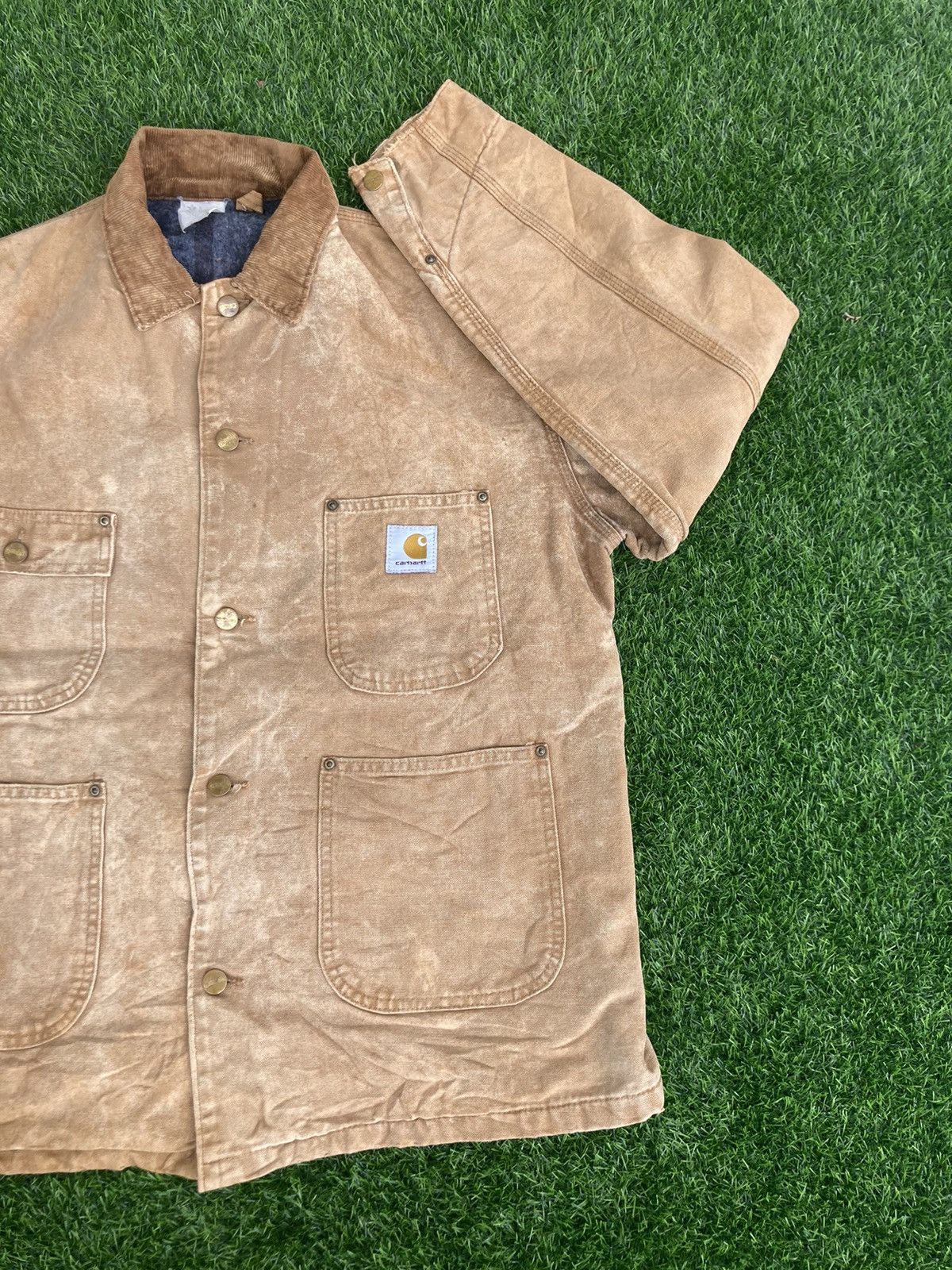 Carhartt × Vintage CARHATT DETROIT JACKET Size US XL / EU 56 / 4 - 4 Thumbnail