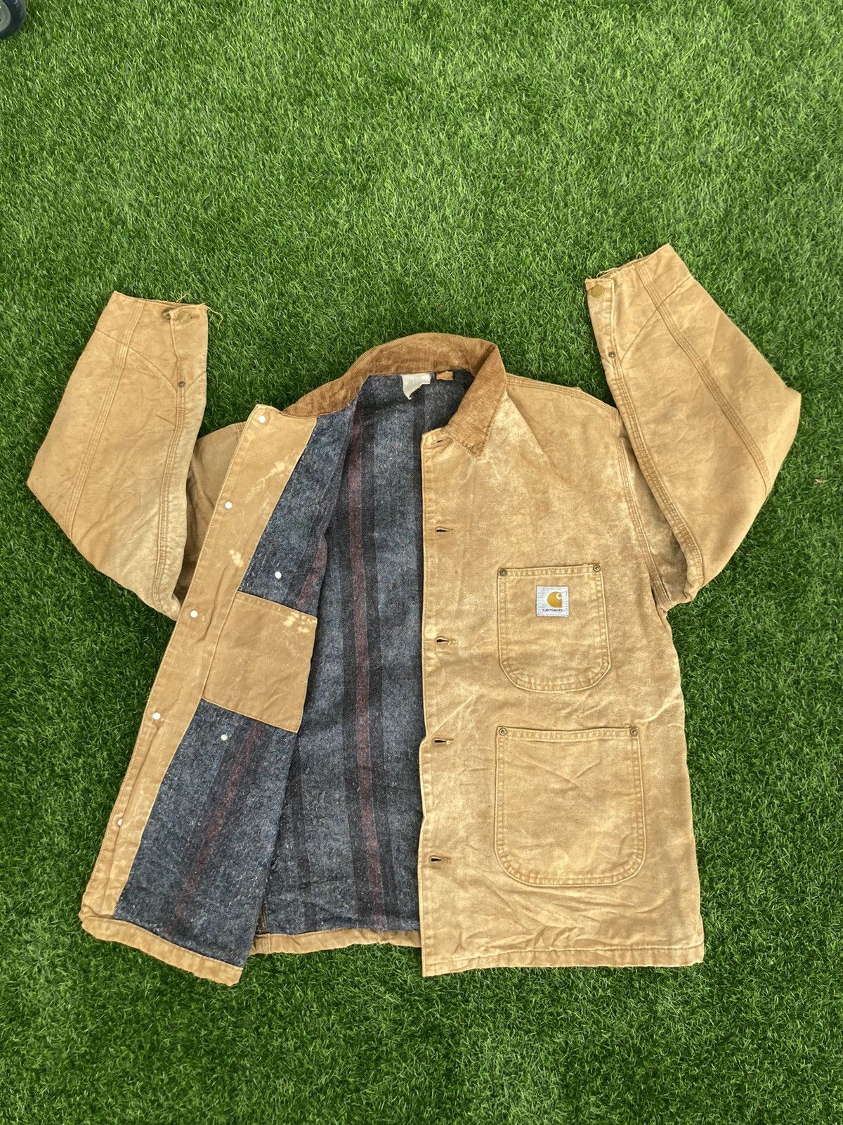 Carhartt × Vintage CARHATT DETROIT JACKET Size US XL / EU 56 / 4 - 2 Thumbnail