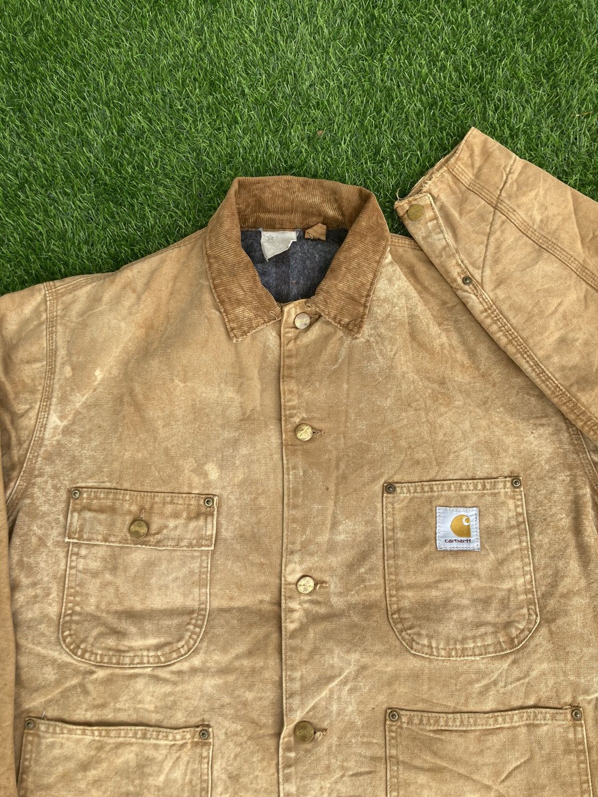 Carhartt × Vintage CARHATT DETROIT JACKET Size US XL / EU 56 / 4 - 5 Thumbnail