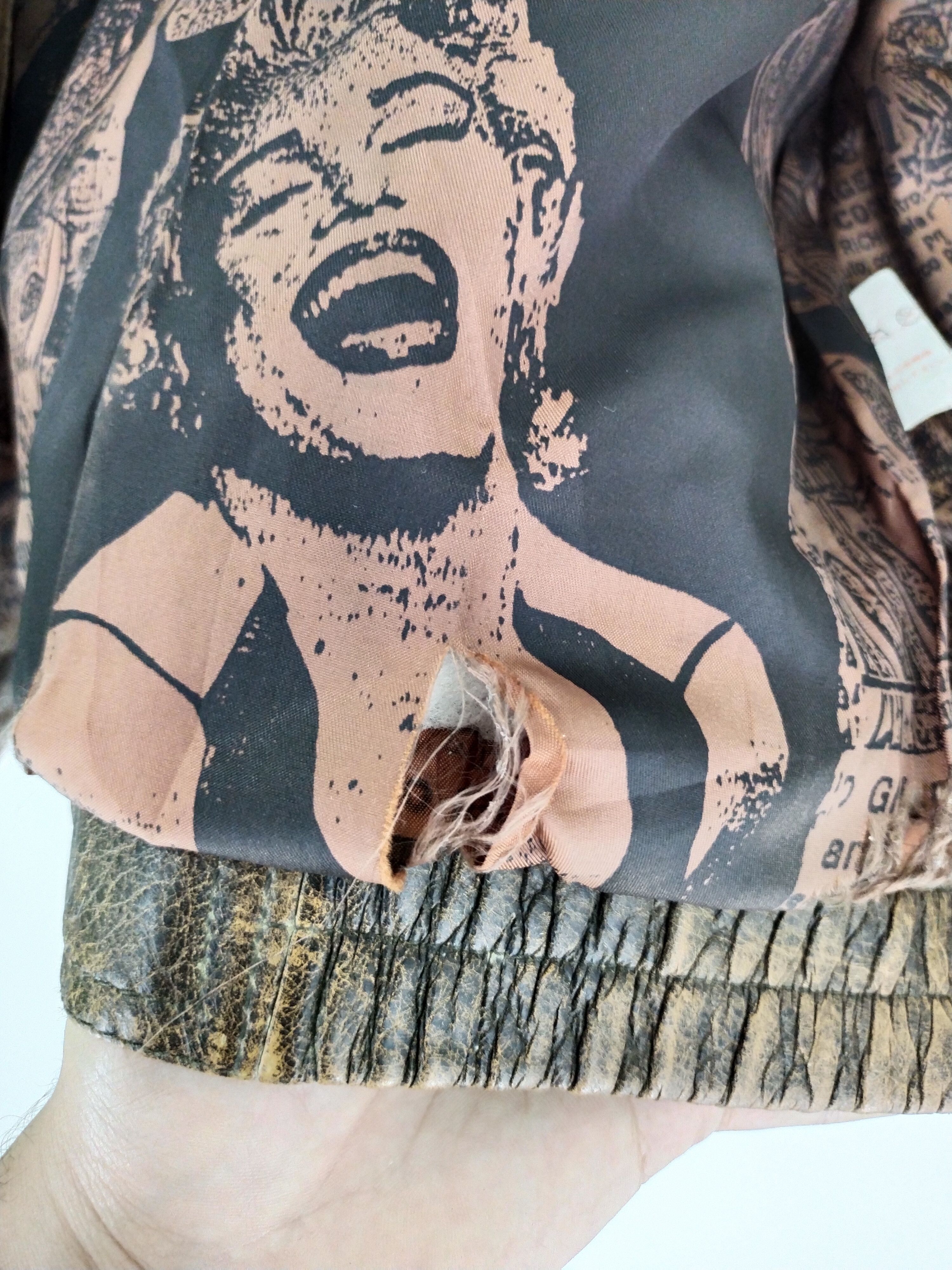 If Six Was Nine × Vintage VTG COWHIDE LEATHER JACKET JEAN DEEN X MARILYN MONROE Size US L / EU 52-54 / 3 - 12 Thumbnail