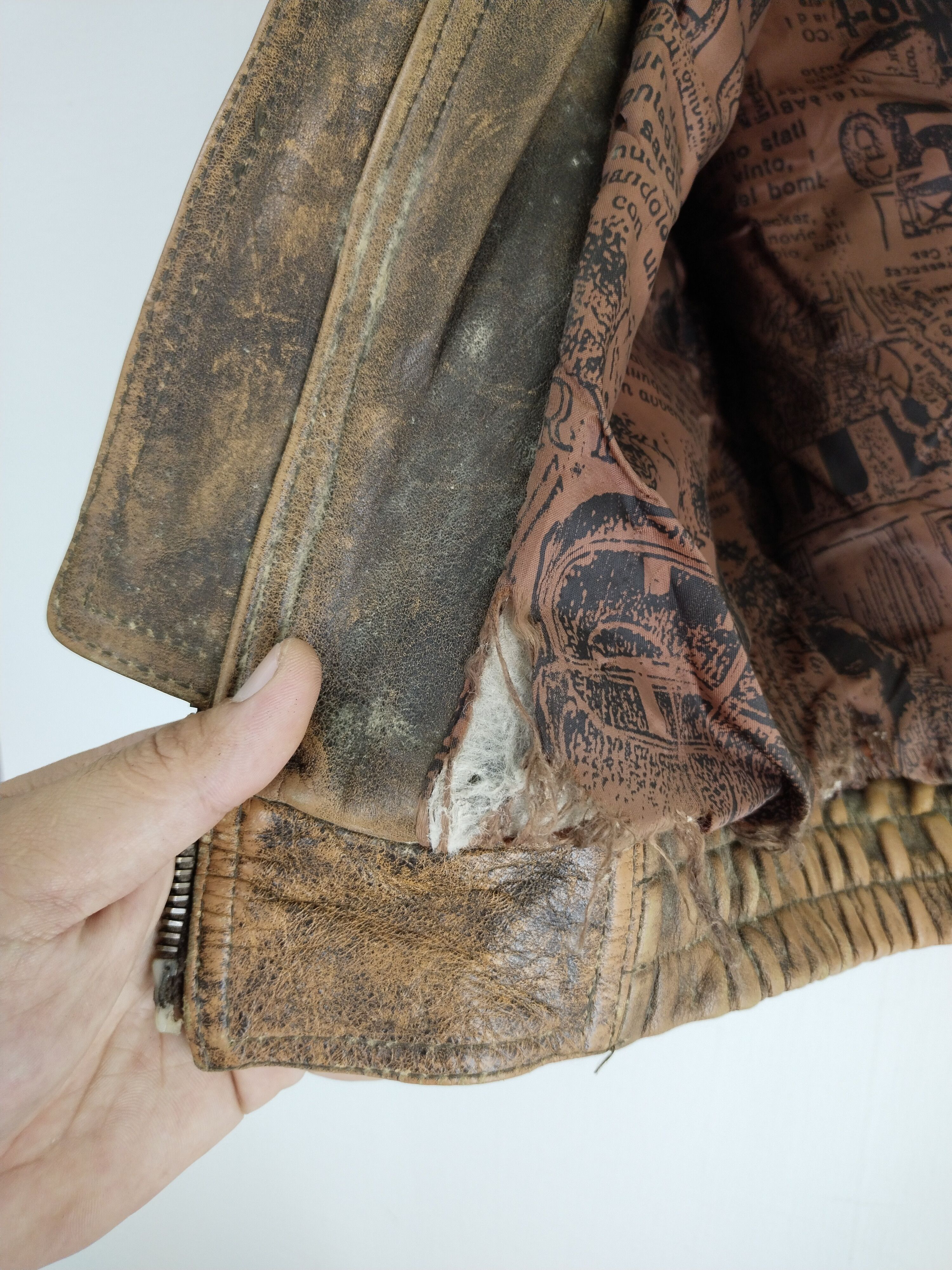 If Six Was Nine × Vintage VTG COWHIDE LEATHER JACKET JEAN DEEN X MARILYN MONROE Size US L / EU 52-54 / 3 - 11 Thumbnail