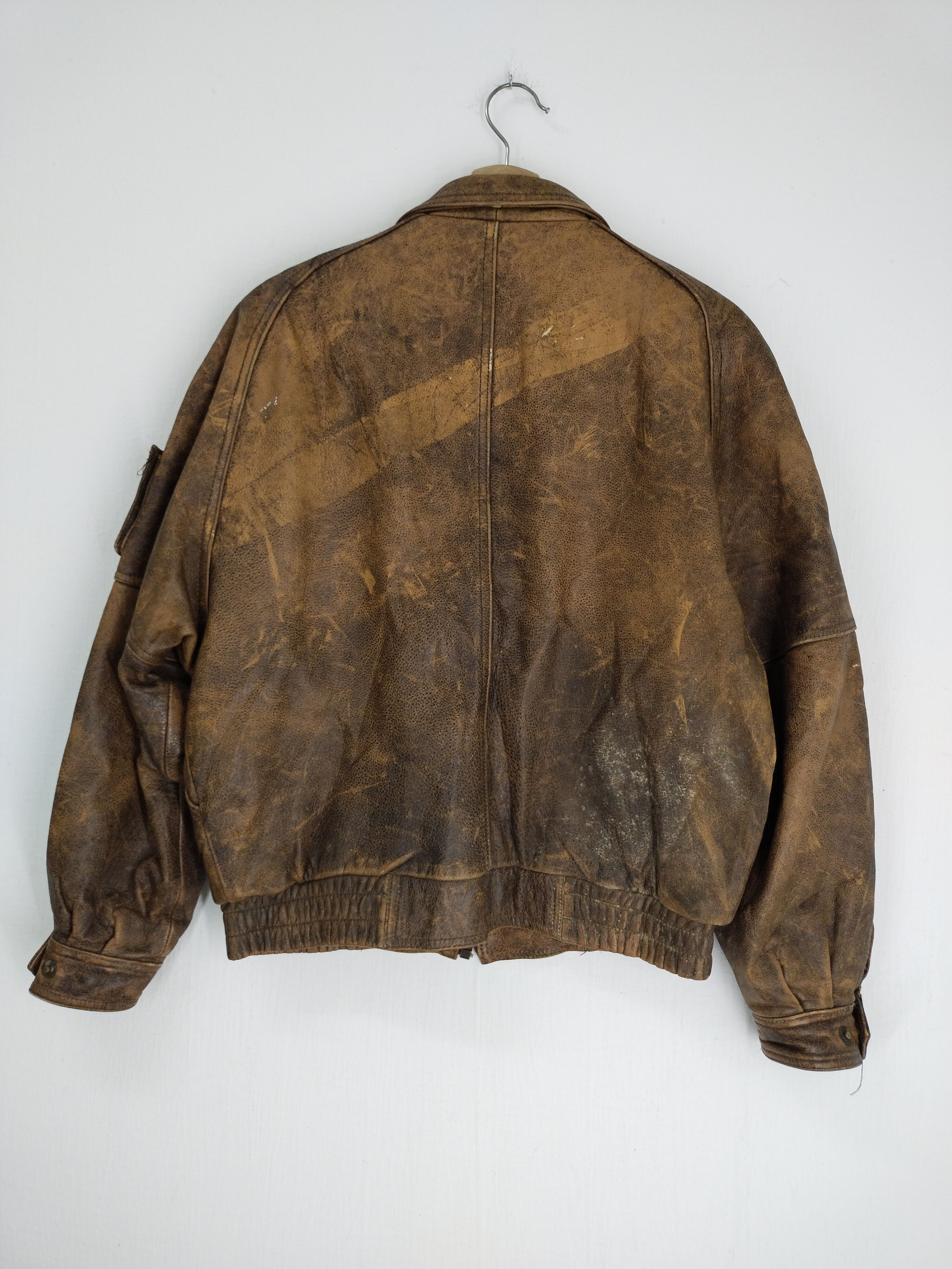 If Six Was Nine × Vintage VTG COWHIDE LEATHER JACKET JEAN DEEN X MARILYN MONROE Size US L / EU 52-54 / 3 - 18 Thumbnail