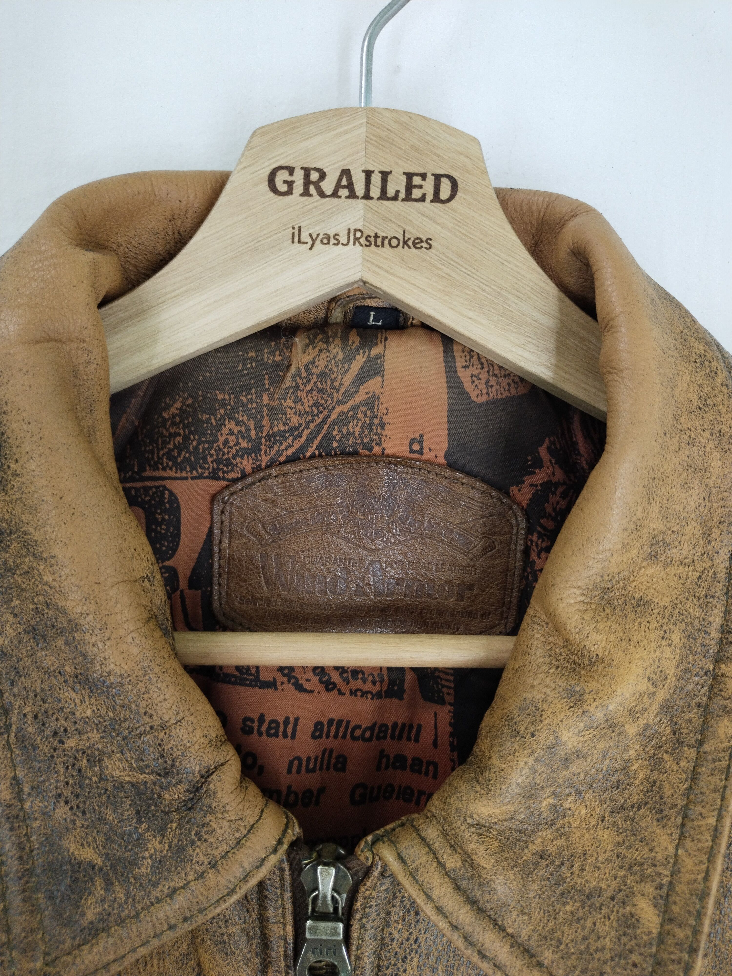 If Six Was Nine × Vintage VTG COWHIDE LEATHER JACKET JEAN DEEN X MARILYN MONROE Size US L / EU 52-54 / 3 - 25 Thumbnail