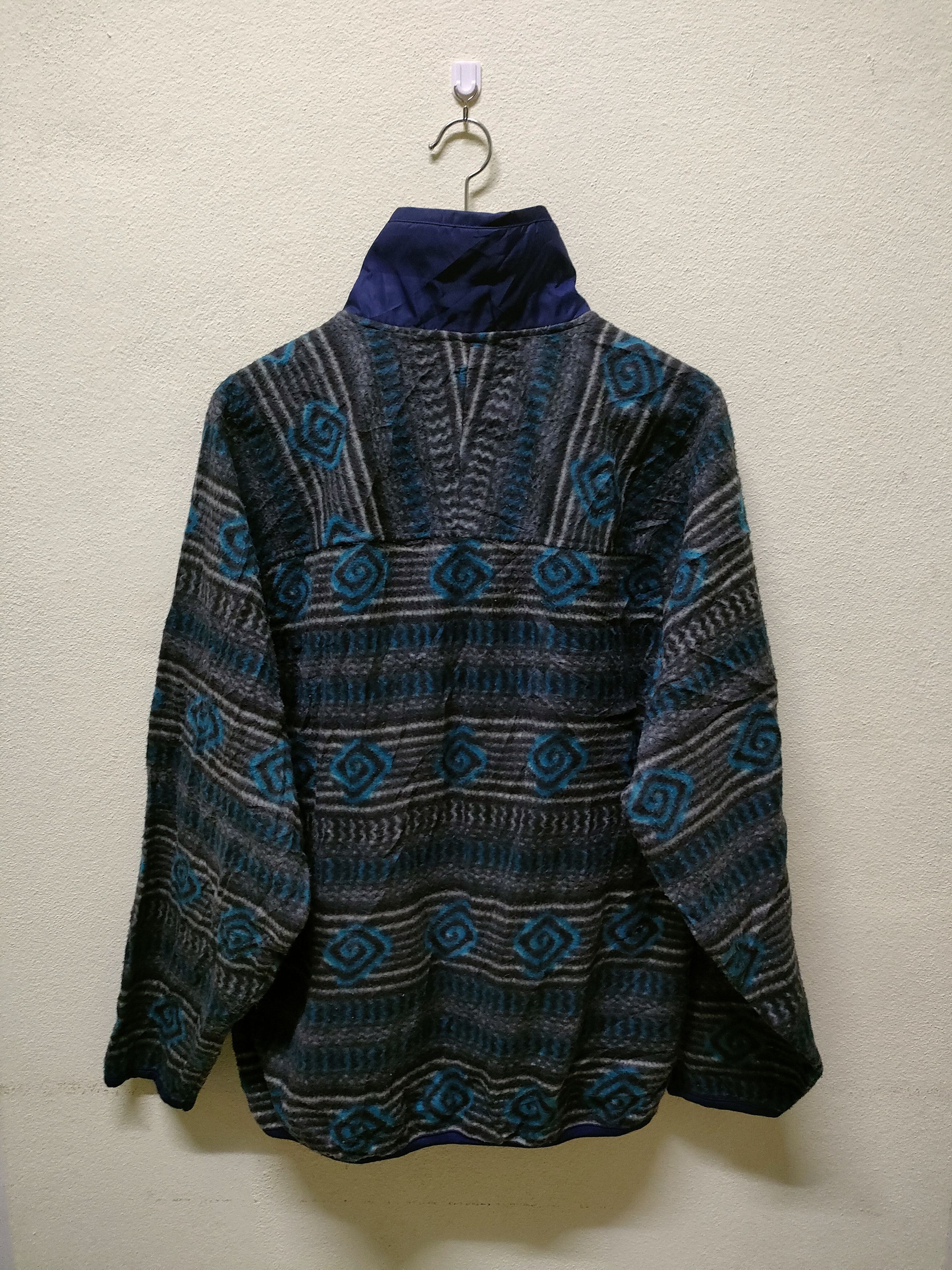 Vintage Bluekyclub Zipper Fleece Jacket Size US L / EU 52-54 / 3 - 3 Thumbnail