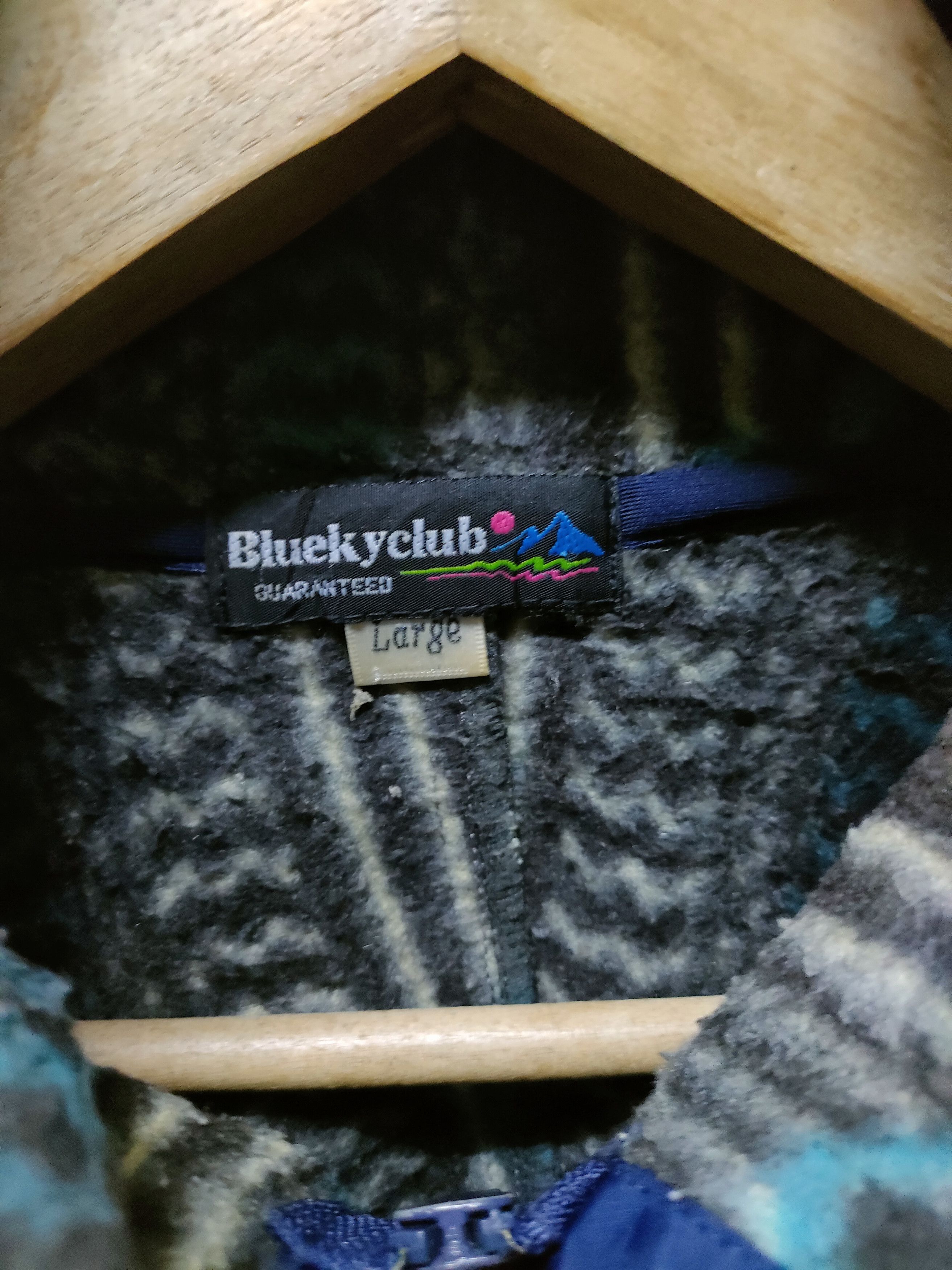 Vintage Bluekyclub Zipper Fleece Jacket Size US L / EU 52-54 / 3 - 6 Thumbnail
