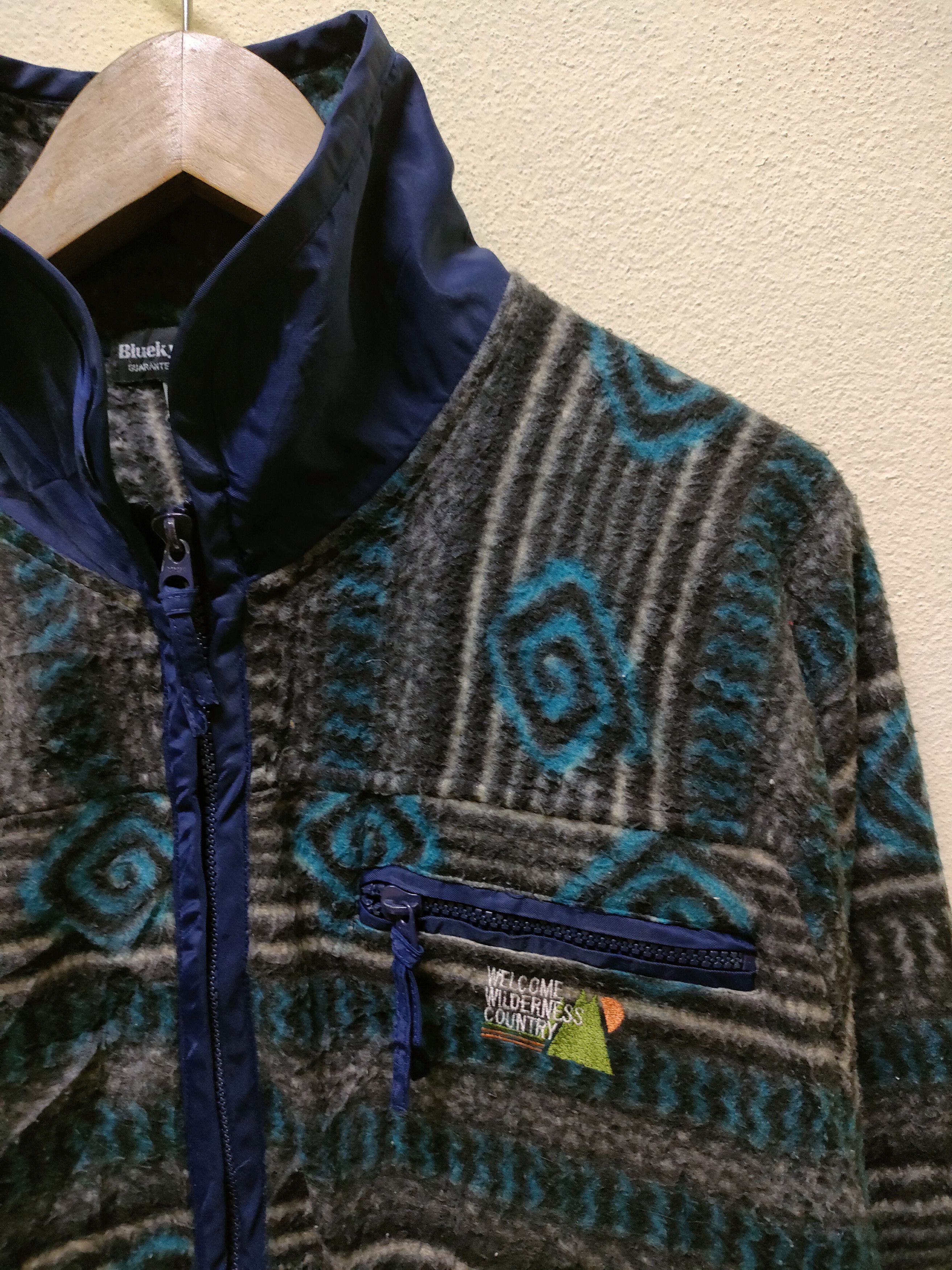 Vintage Bluekyclub Zipper Fleece Jacket Size US L / EU 52-54 / 3 - 7 Thumbnail