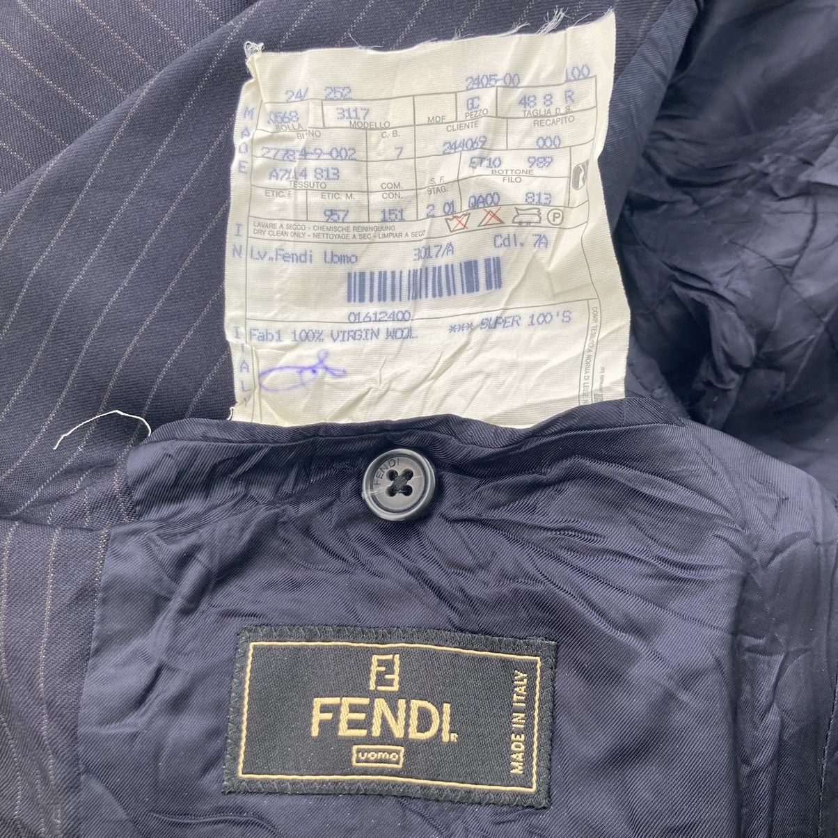 Fendi FENDI STRIPES BLAZER JACKET Size US L / EU 52-54 / 3 - 9 Thumbnail