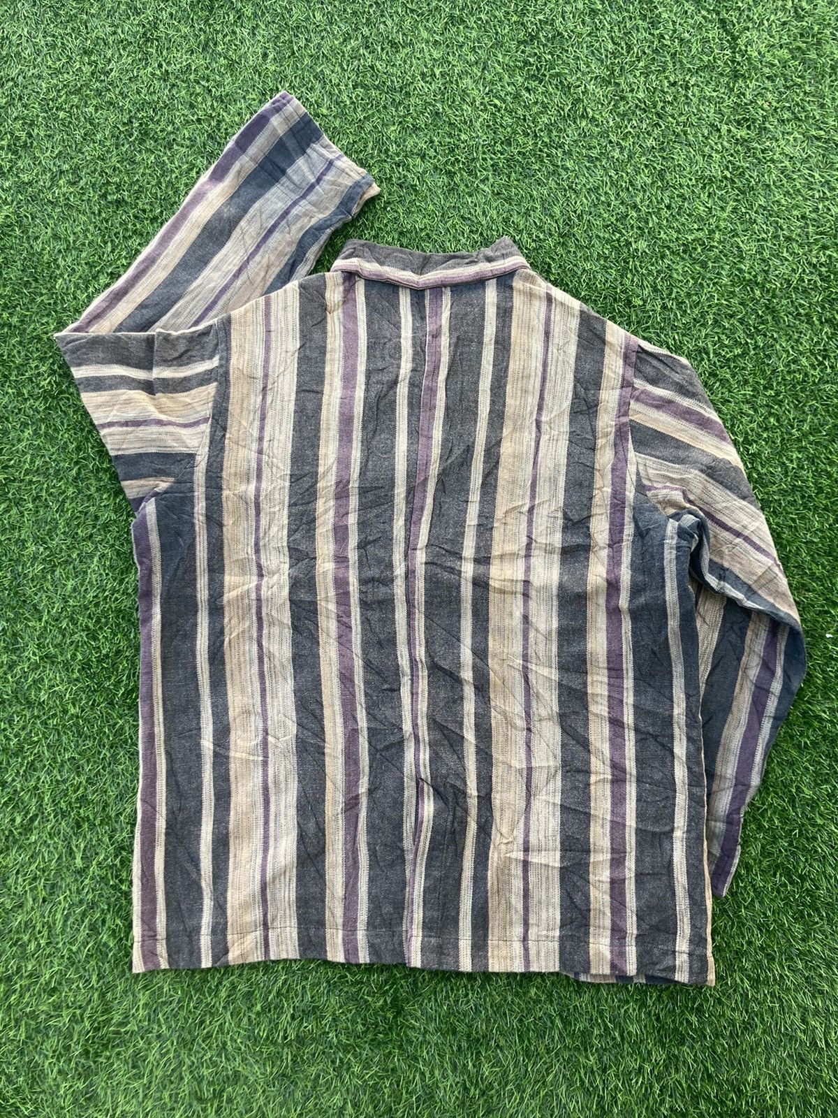 Other YOKOHAMA MOTOMACHI GRAPE & CO STRIPES BUTTON JACKET Size US L / EU 52-54 / 3 - 3 Thumbnail