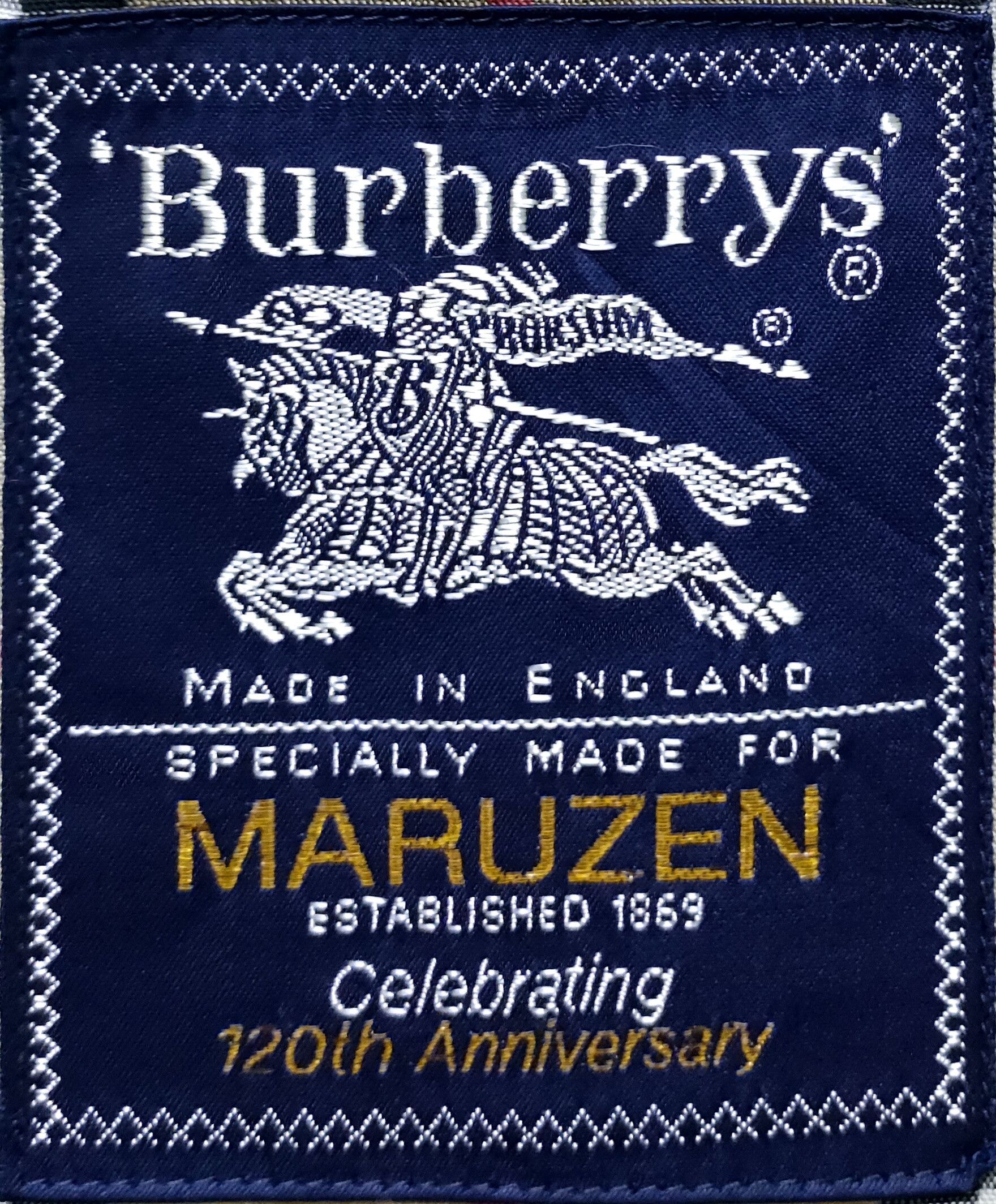 Burberry × Vintage Vintage Burberry's Special Made Maruzen Size US L / EU 52-54 / 3 - 7 Thumbnail