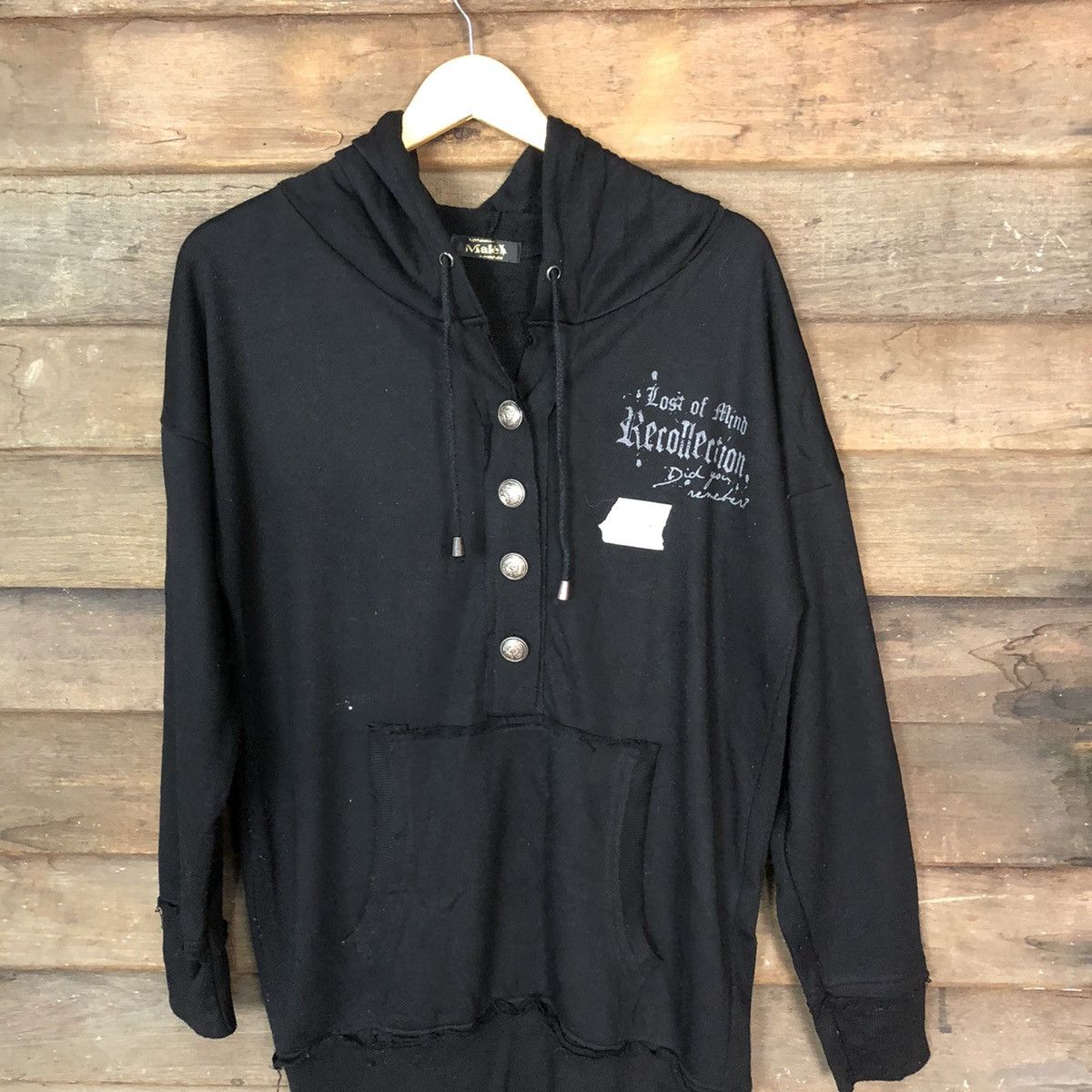 Scully DL Japan big Skulls Black Hoodie sweatshirt lgb #013B Size US M / EU 48-50 / 2 - 6 Thumbnail
