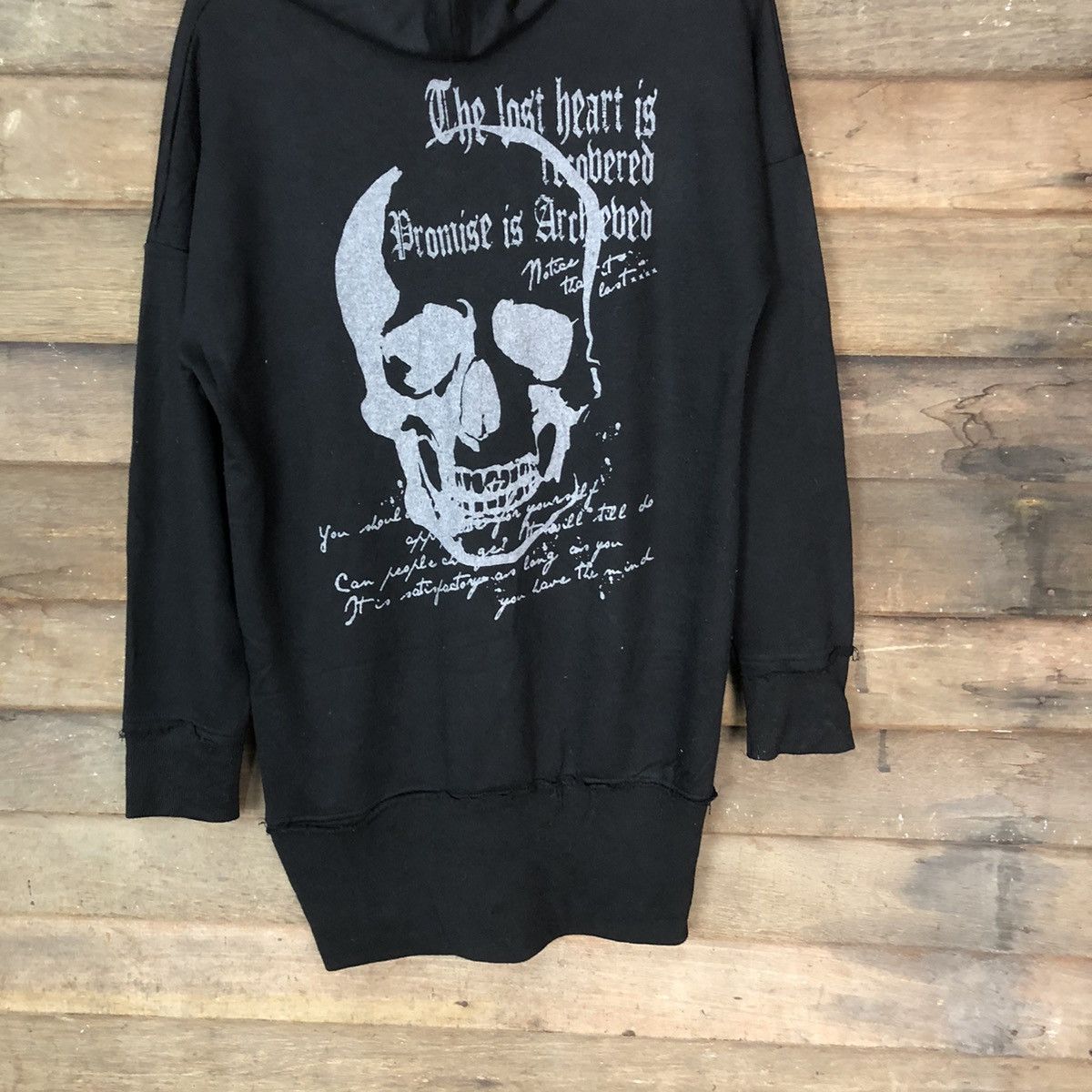 Scully DL Japan big Skulls Black Hoodie sweatshirt lgb #013B Size US M / EU 48-50 / 2 - 3 Thumbnail