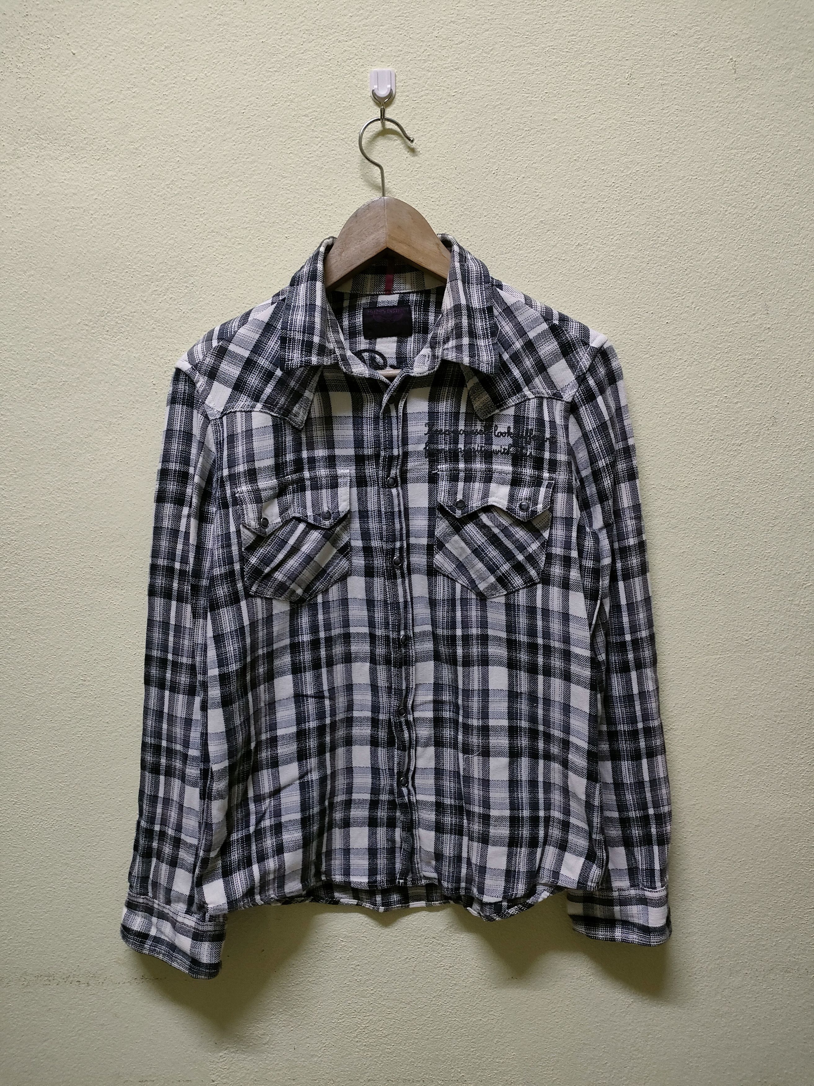 Japanese Brand × Vintage 💥 Best Offer 💥291295-Homme Embroidered Western Shirt Size US M / EU 48-50 / 2 - 1 Thumbnail