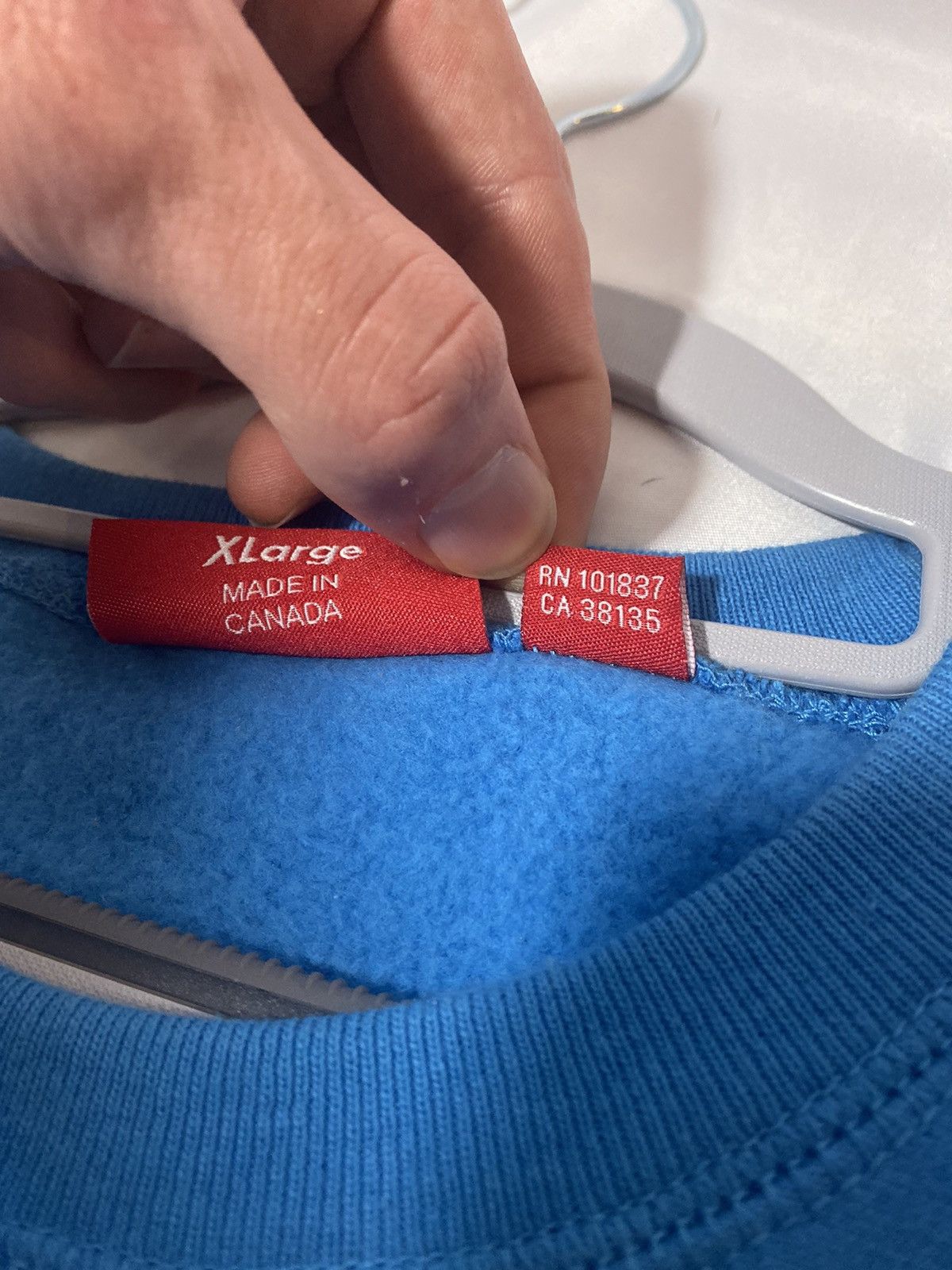 Supreme Supreme Box Logo Crewneck Bright Royal Size US XL / EU 56 / 4 - 4 Thumbnail