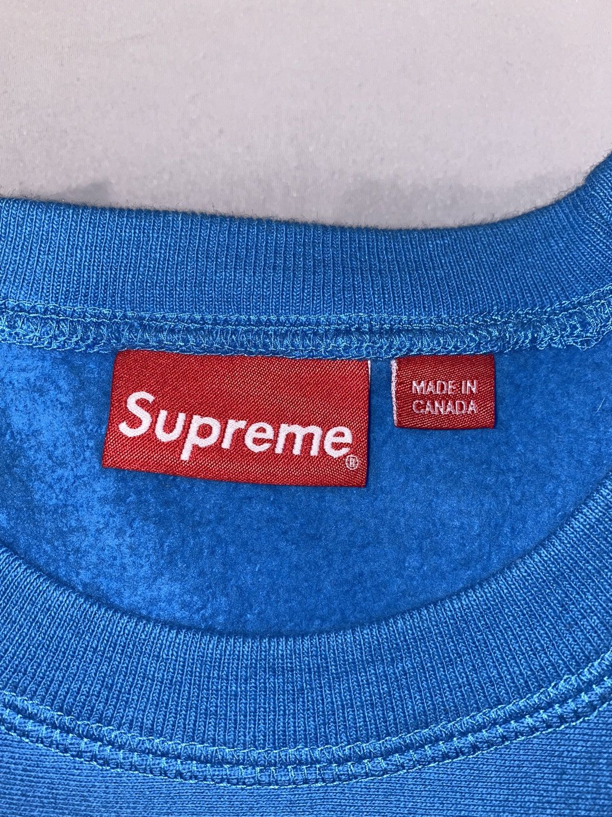Supreme Supreme Box Logo Crewneck Bright Royal Size US XL / EU 56 / 4 - 3 Thumbnail