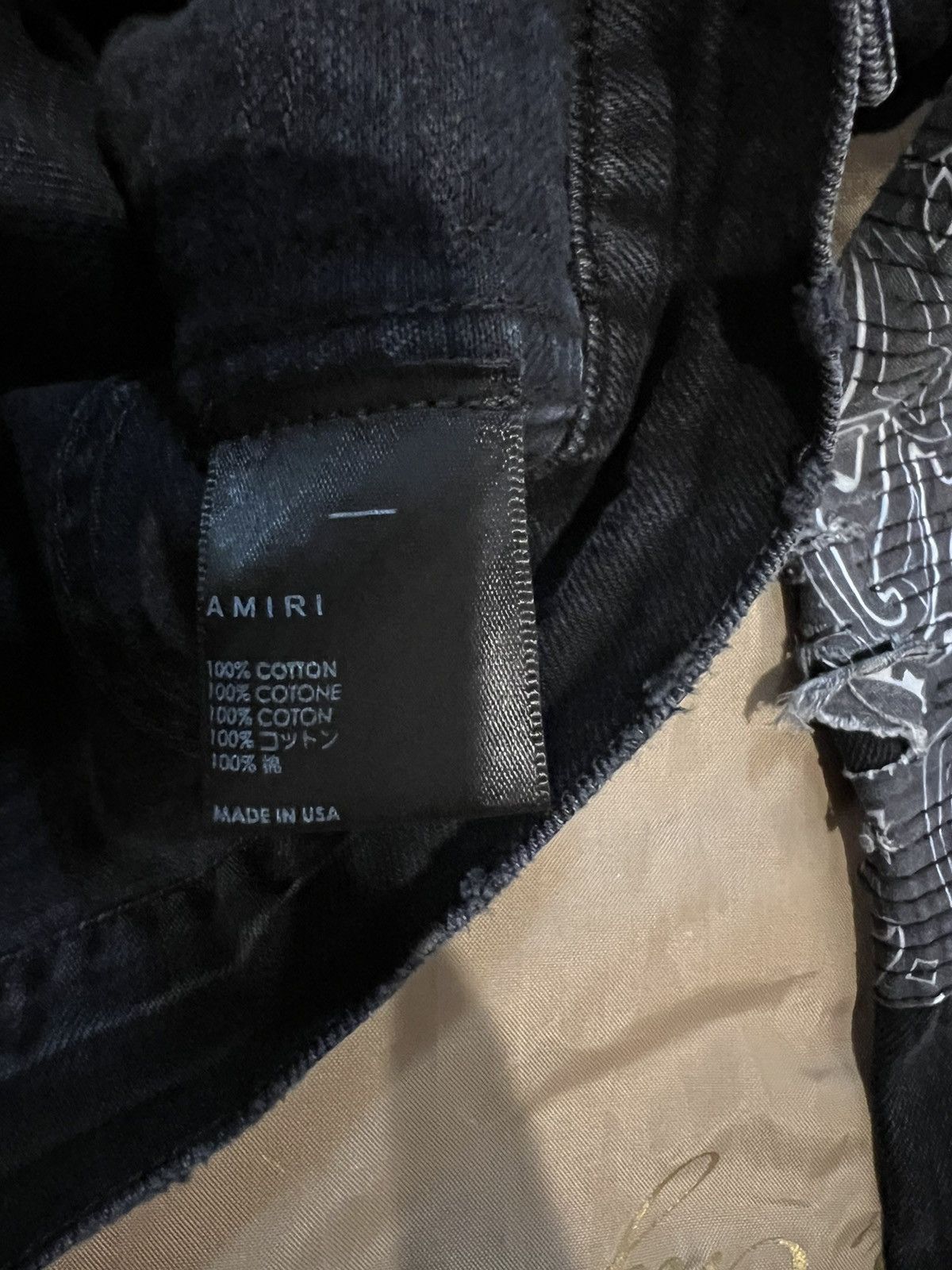 Amiri AMIRI patchwork denim jacket size M $3500 Size US M / EU 48-50 / 2 - 3 Thumbnail