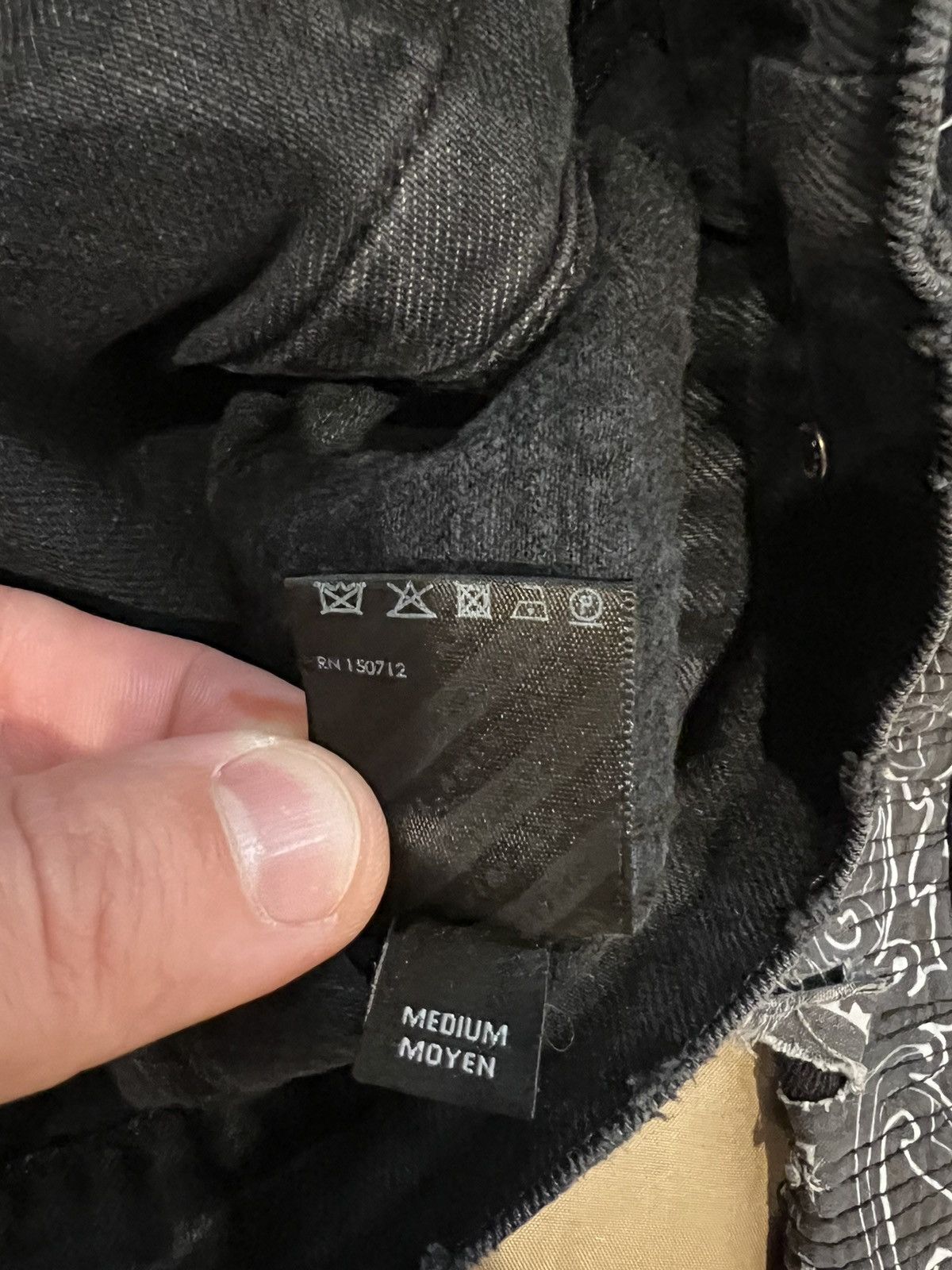 Amiri AMIRI patchwork denim jacket size M $3500 Size US M / EU 48-50 / 2 - 4 Thumbnail