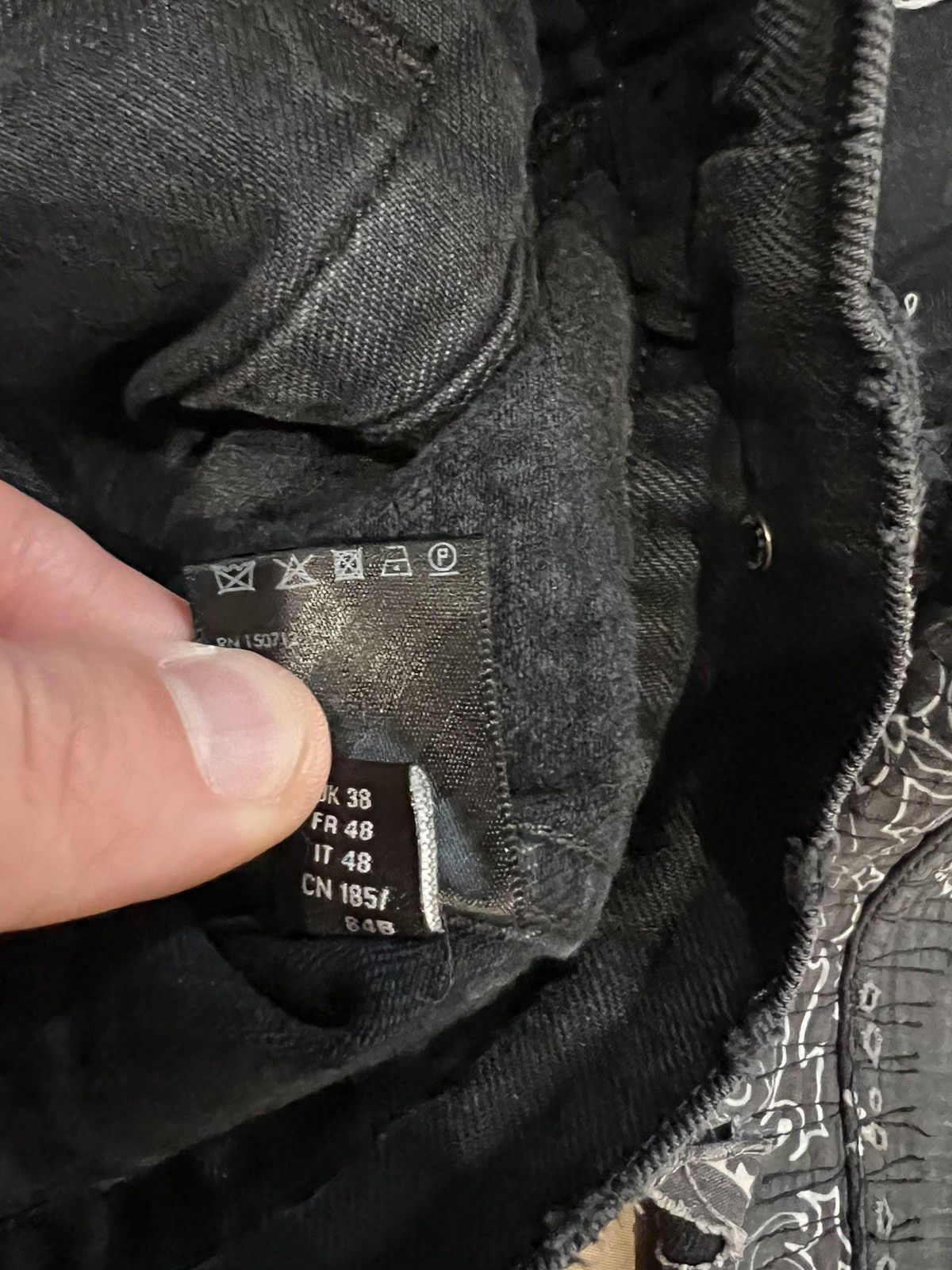 Amiri AMIRI patchwork denim jacket size M $3500 Size US M / EU 48-50 / 2 - 5 Thumbnail