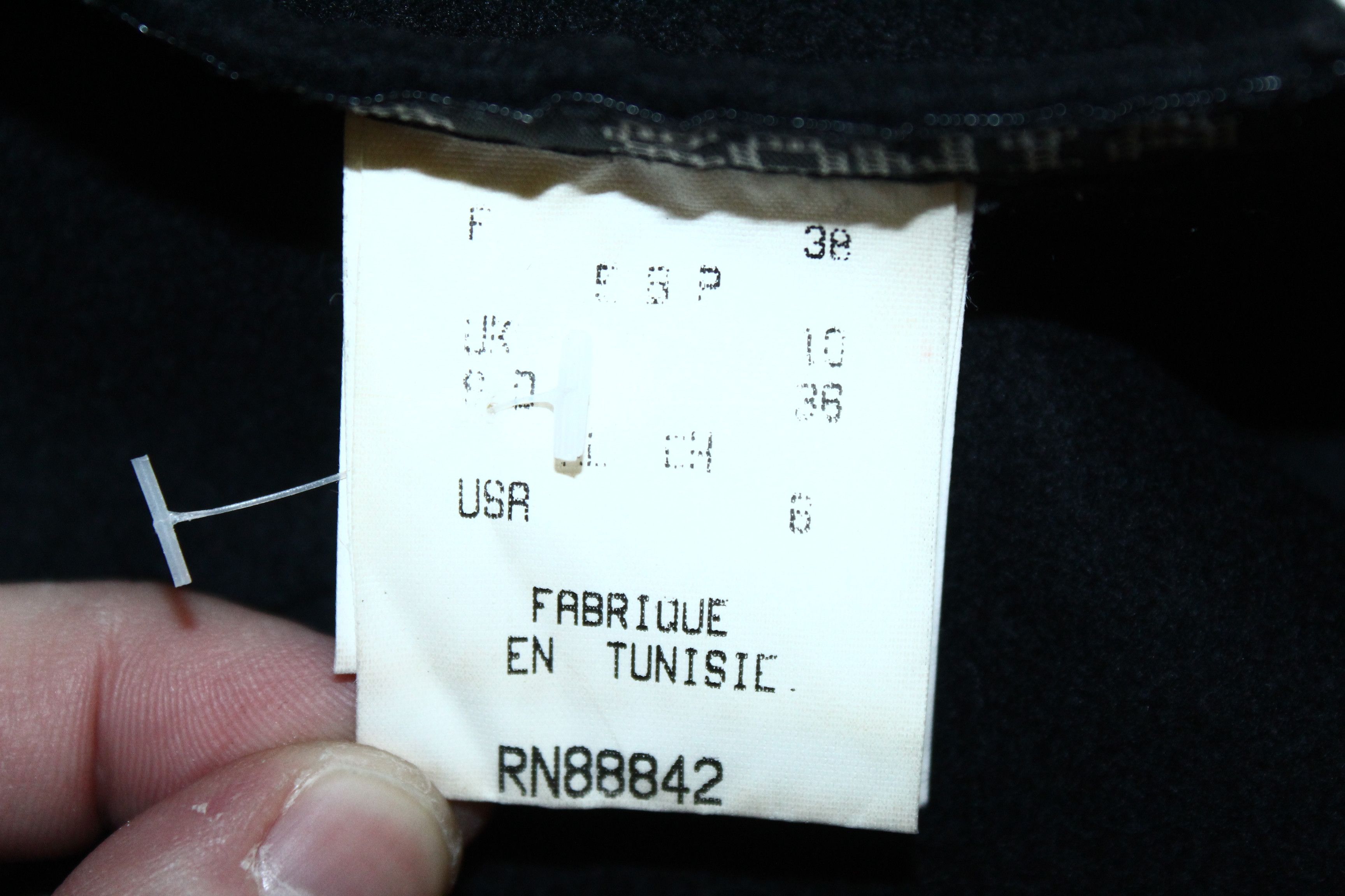 Sonia Rykiel SONIA by Sonia Rykiel Patch Pockets Brushed Wool Skirt Size 28" / US 6 / IT 42 - 7 Thumbnail