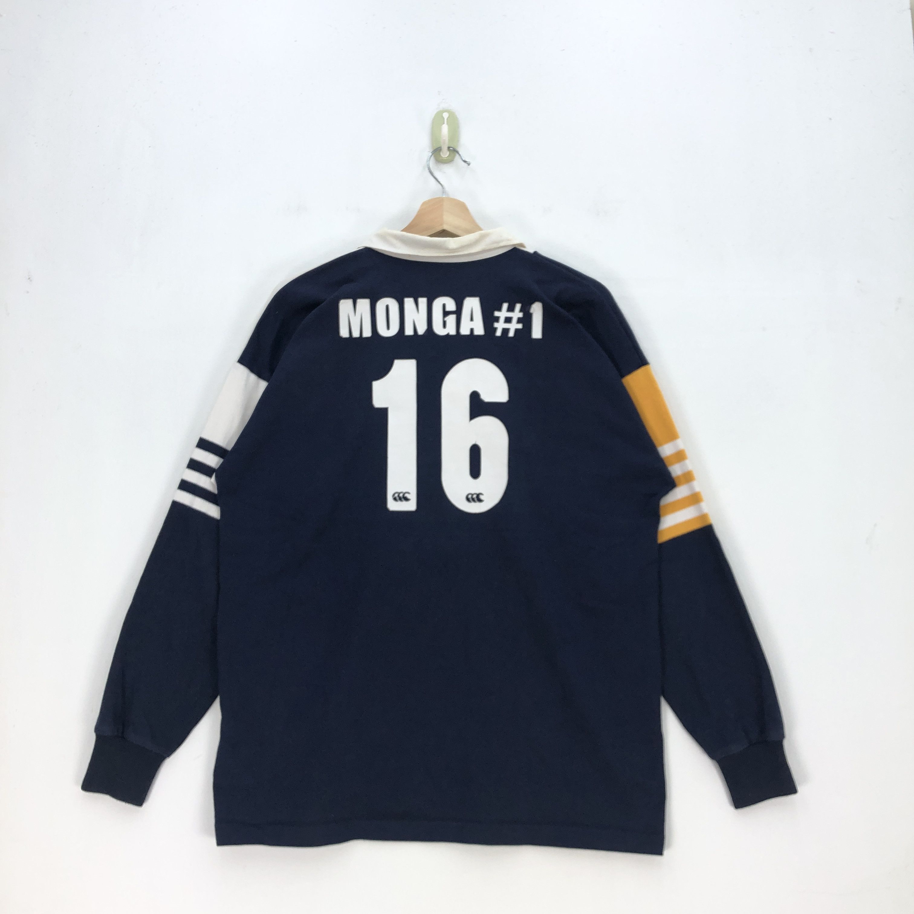 Canterbury of New Zealand Vintage Canterburry T Shirt Monga Rugby Sportswear 56789 Size US L / EU 52-54 / 3 - 2 Thumbnail