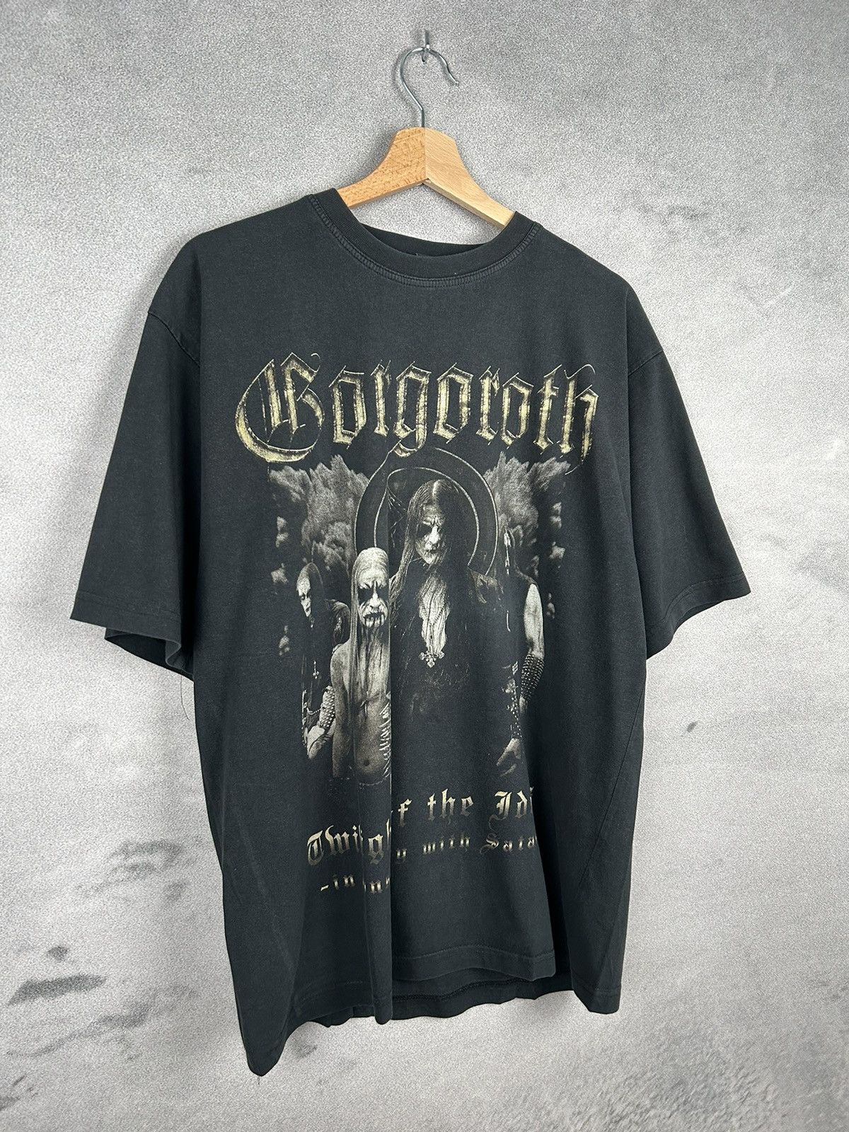 Band Tees Vintage Gorgoroth Black Metal Band Tee Graphic Rare Faded Size US XL / EU 56 / 4 - 6 Thumbnail