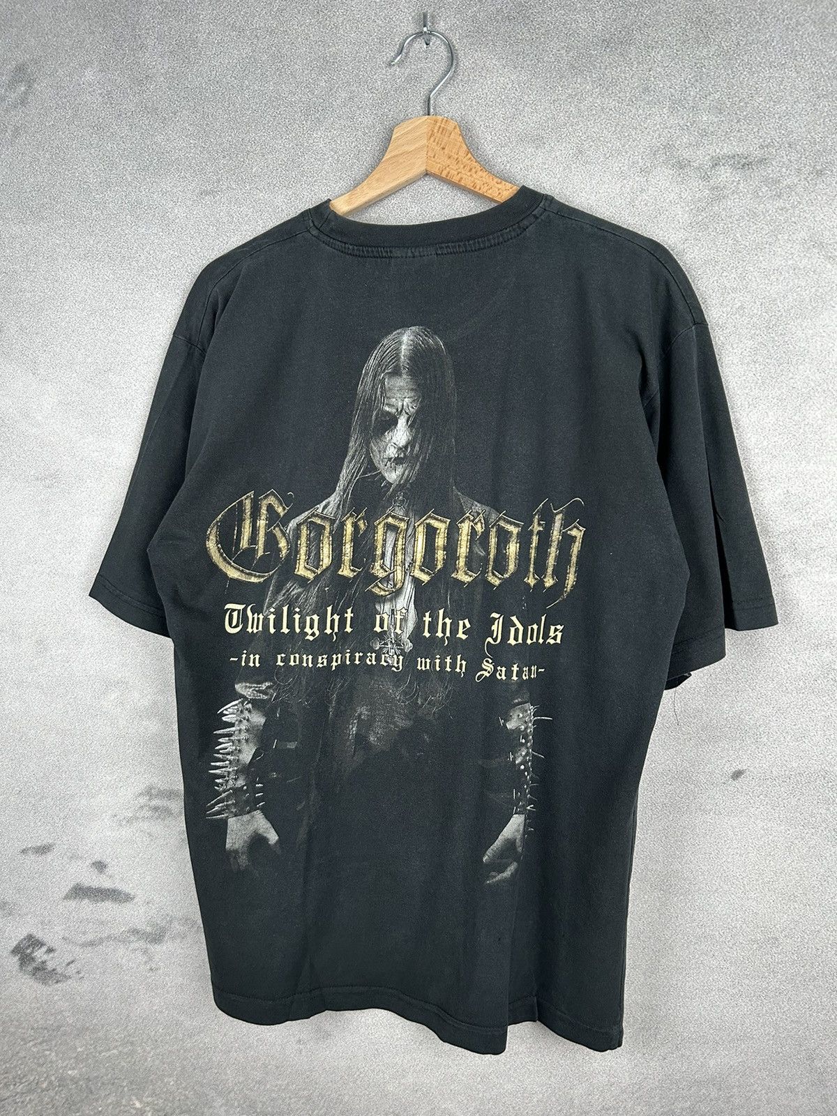 Band Tees Vintage Gorgoroth Black Metal Band Tee Graphic Rare Faded Size US XL / EU 56 / 4 - 5 Thumbnail