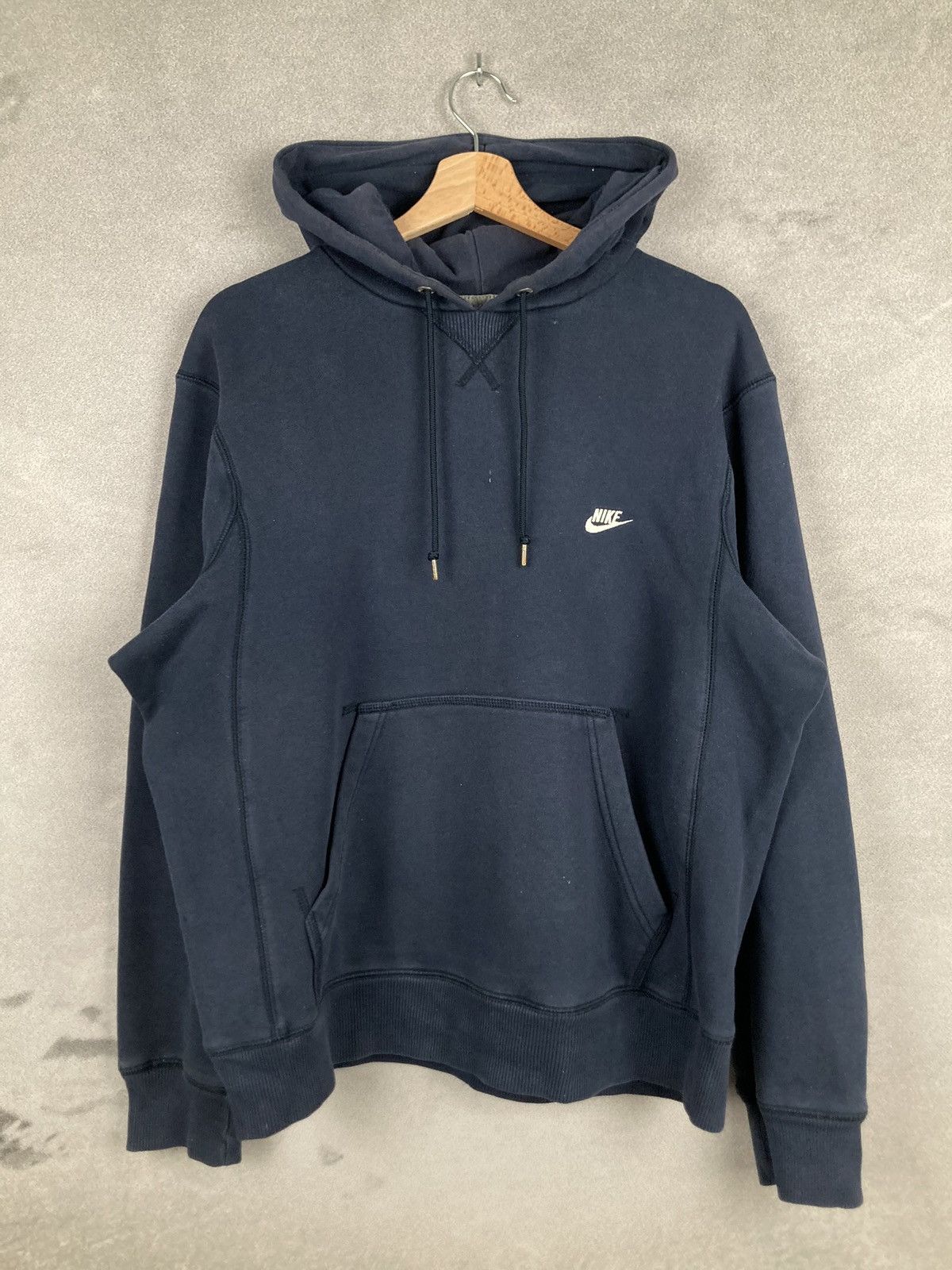 Nike Vintage Nike Y2K Swoosh Hoodie Sweatshirt Retro Size US L / EU 52-54 / 3 - 1 Thumbnail