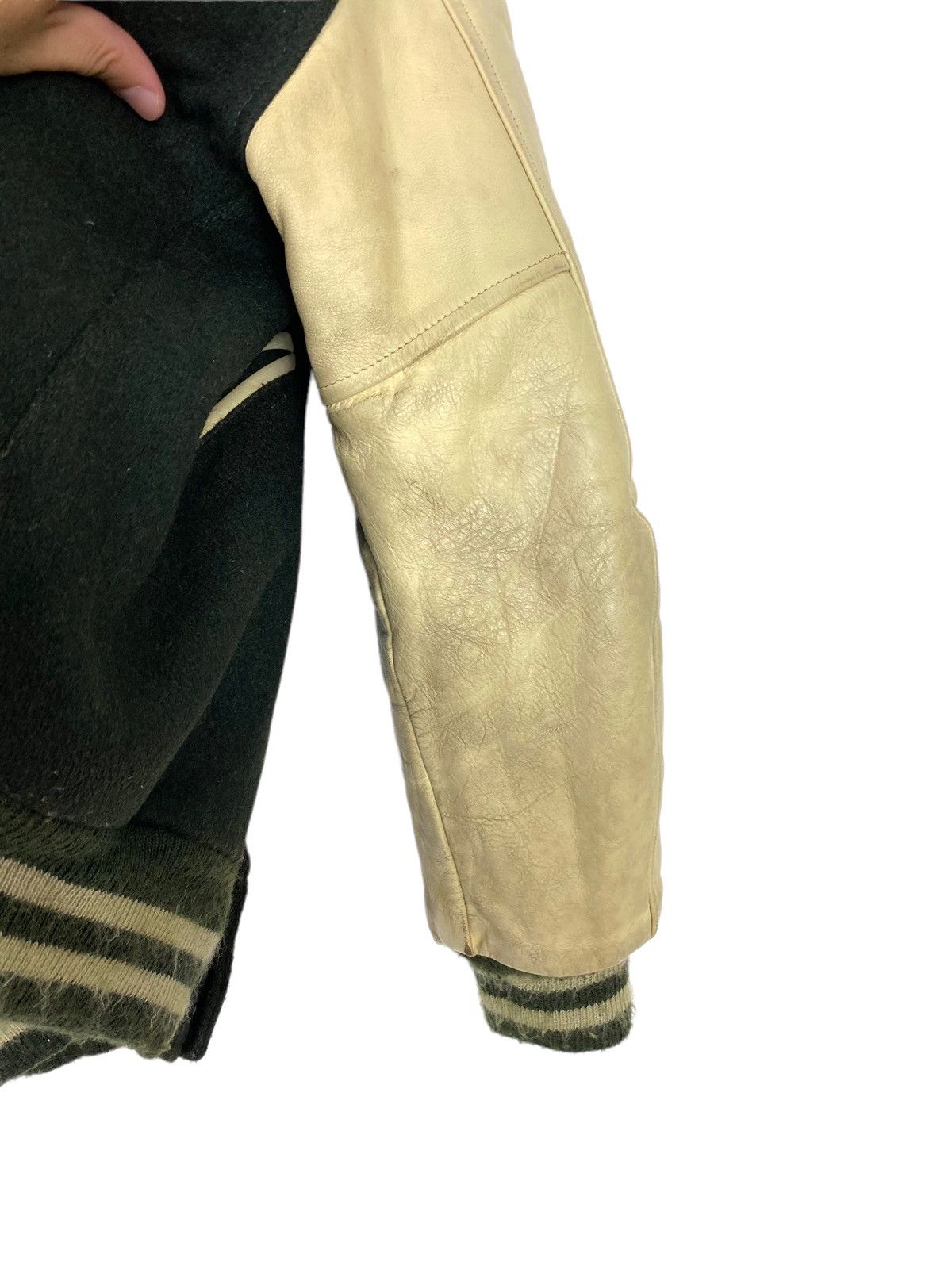 Vintage Rare‼️ Vintage Butwin Letterman Varsity Wool Leather Jacket Size US M / EU 48-50 / 2 - 10 Thumbnail