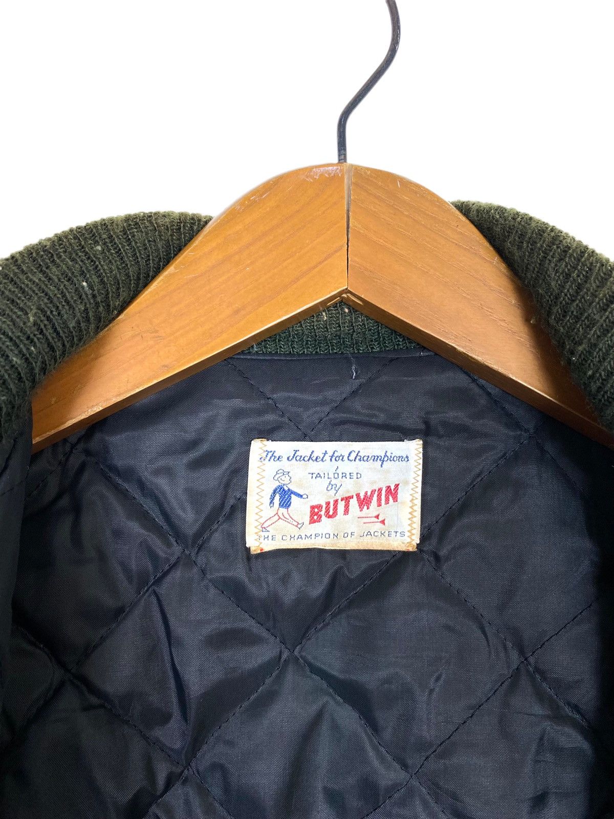 Vintage Rare‼️ Vintage Butwin Letterman Varsity Wool Leather Jacket Size US M / EU 48-50 / 2 - 5 Thumbnail